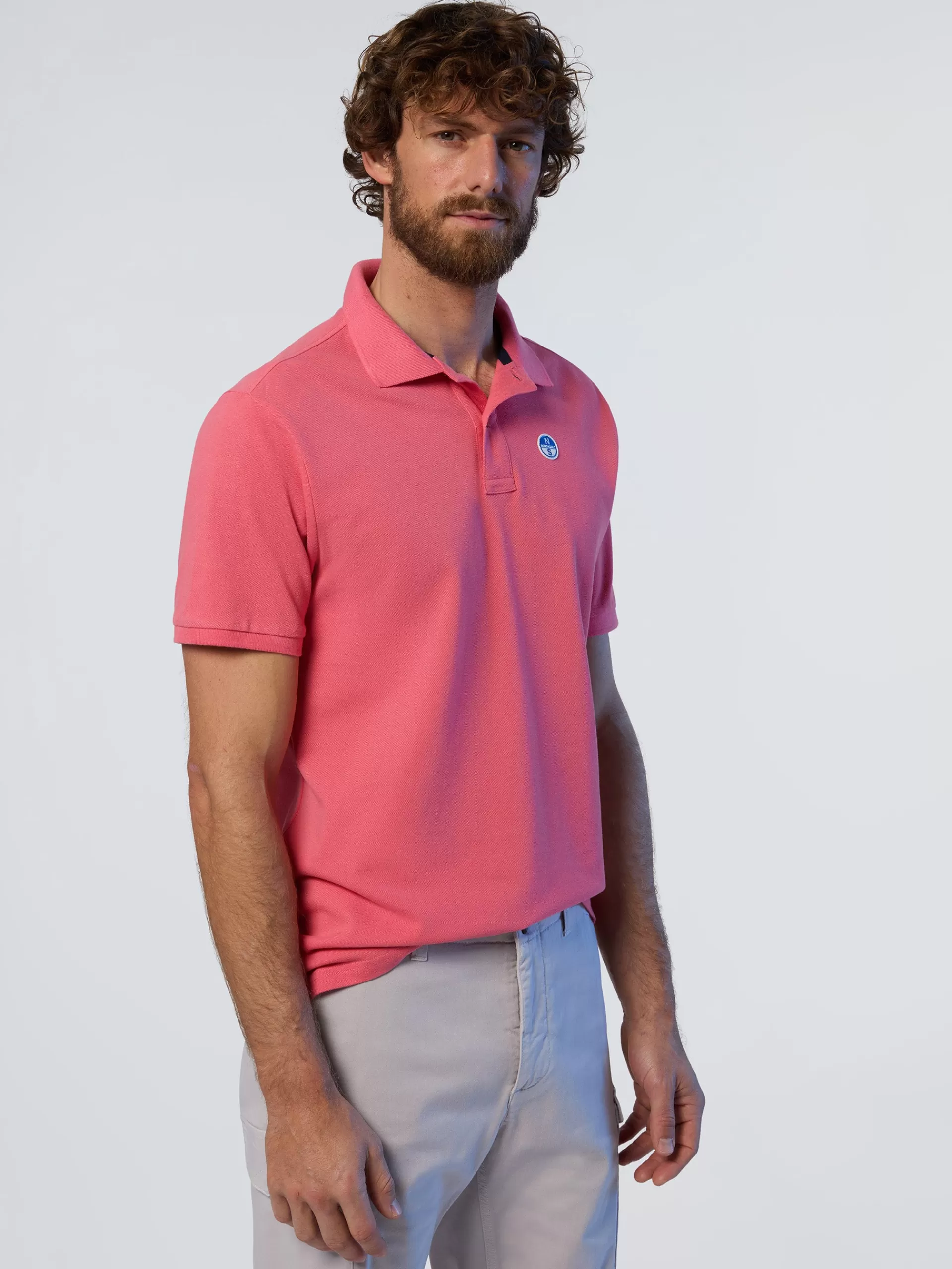 North Sails 'Polo Shirt With Logo Patch^ Polo Shirts