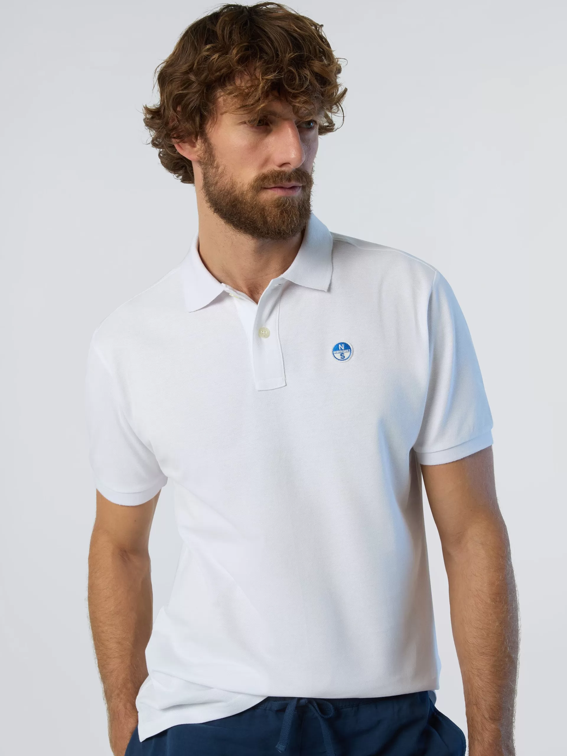 North Sails 'Polo Shirt With Logo Patch^ Polo Shirts