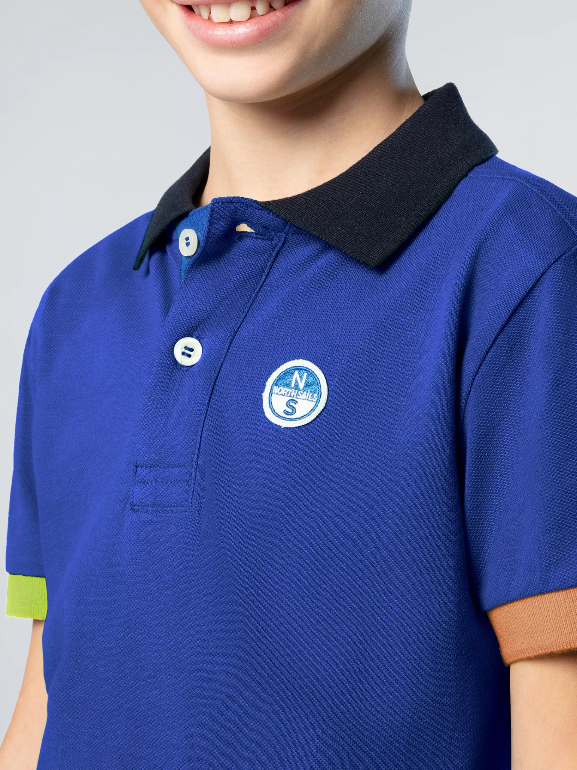 North Sails 'Polo Shirt With Mismatch Cuffs^Kids Polo Shirts