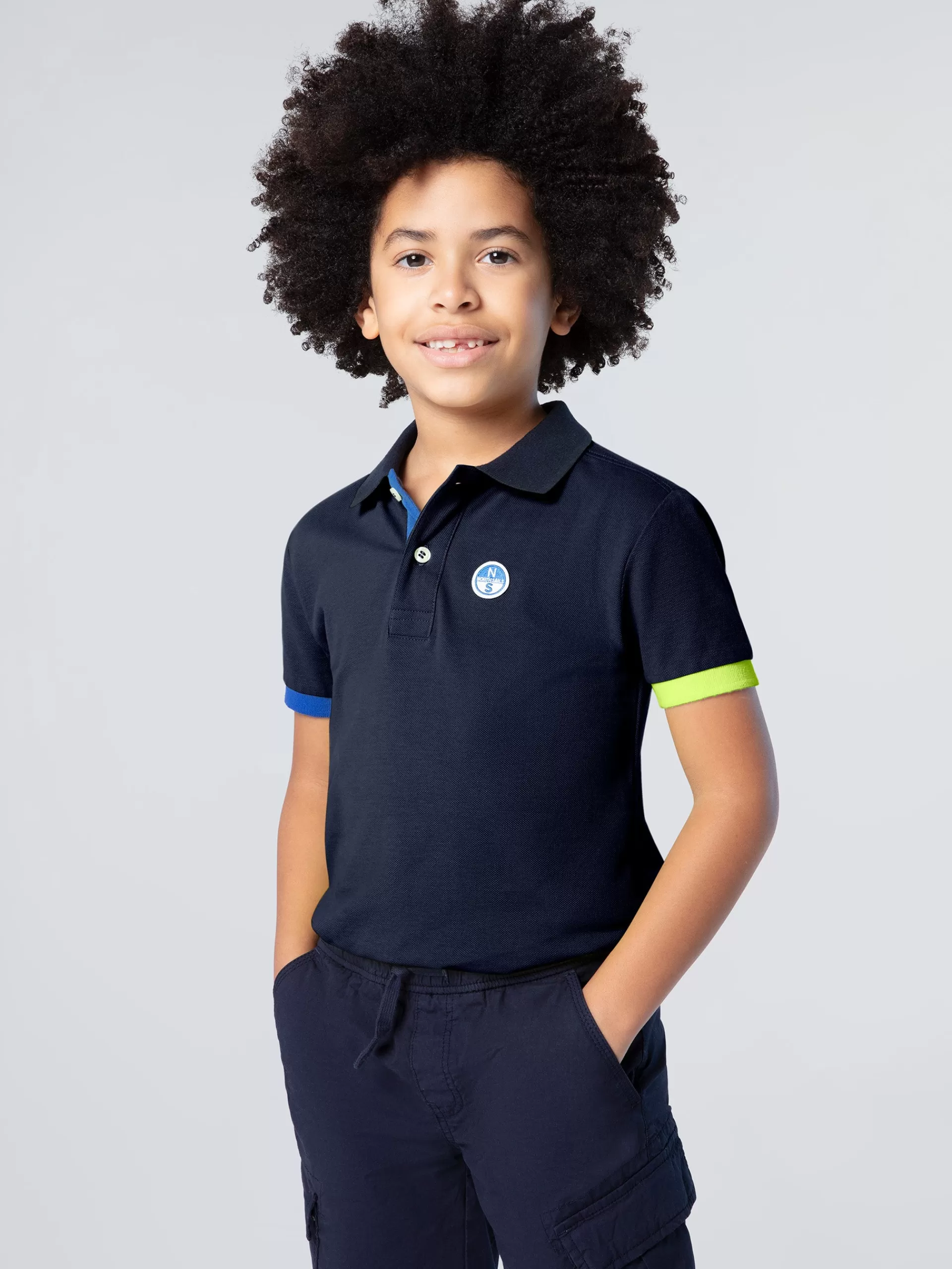 North Sails 'Polo Shirt With Mismatch Cuffs^Kids Polo Shirts