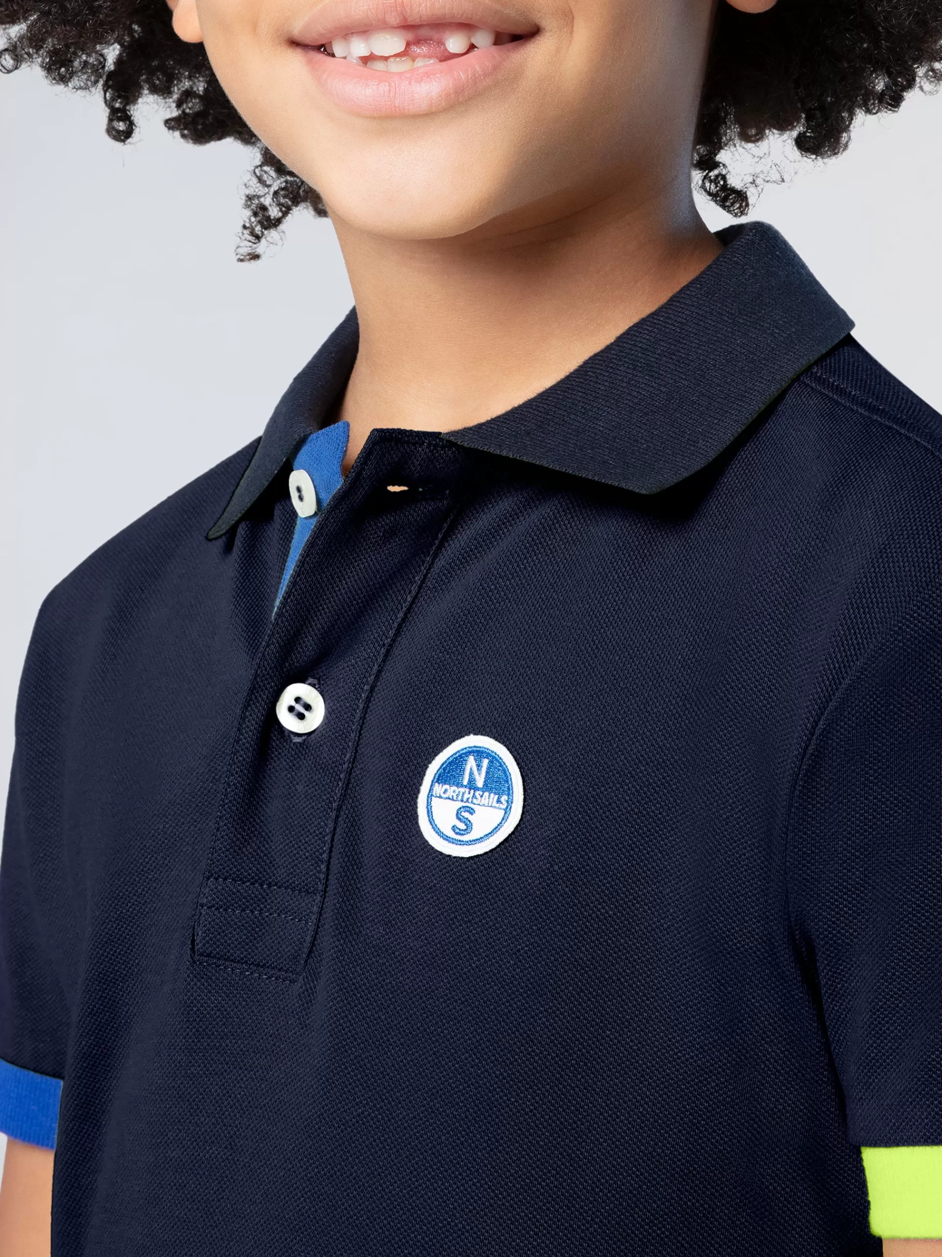 North Sails 'Polo Shirt With Mismatch Cuffs^Kids Polo Shirts