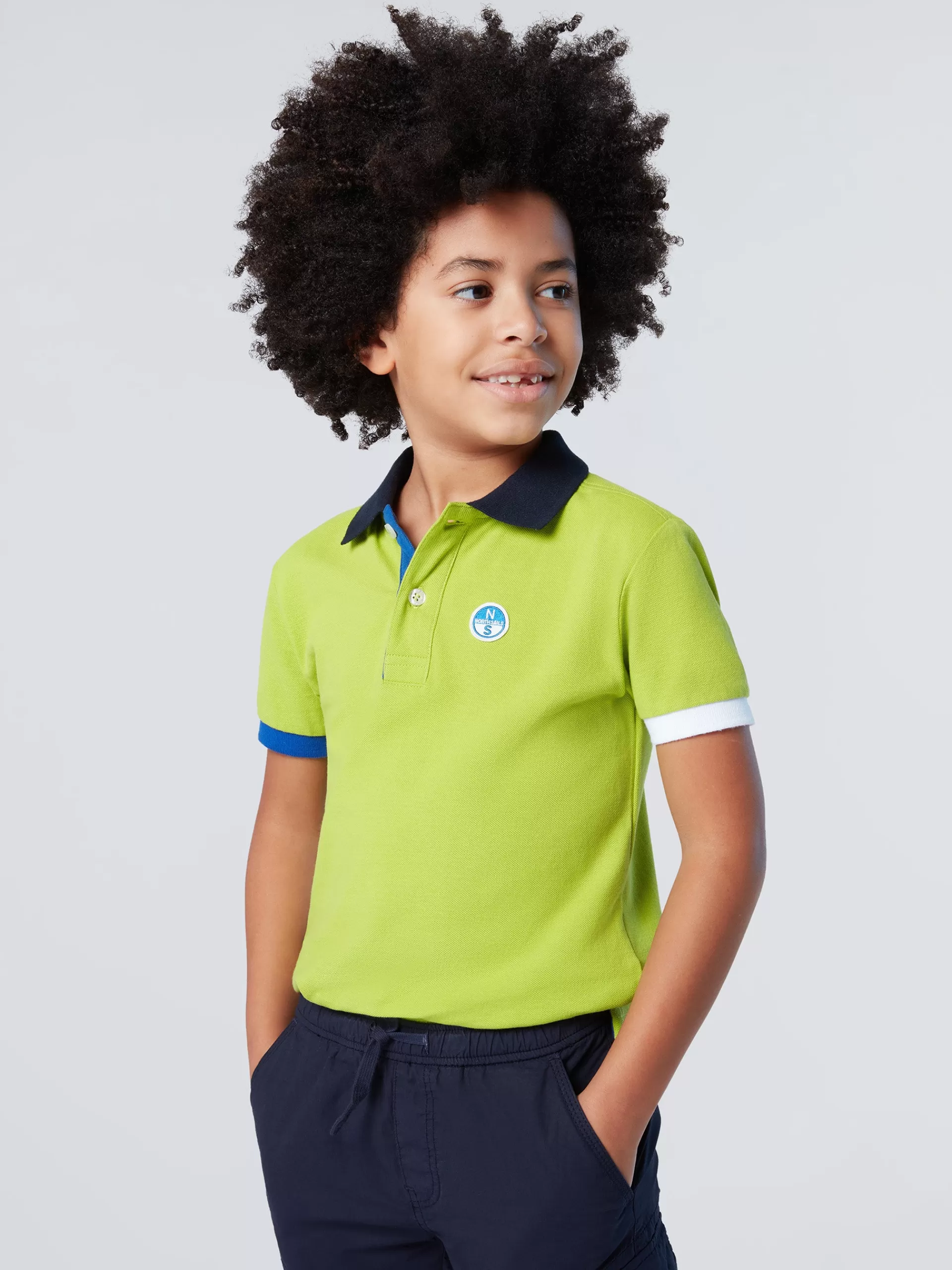 North Sails 'Polo Shirt With Mismatch Cuffs^Kids Polo Shirts