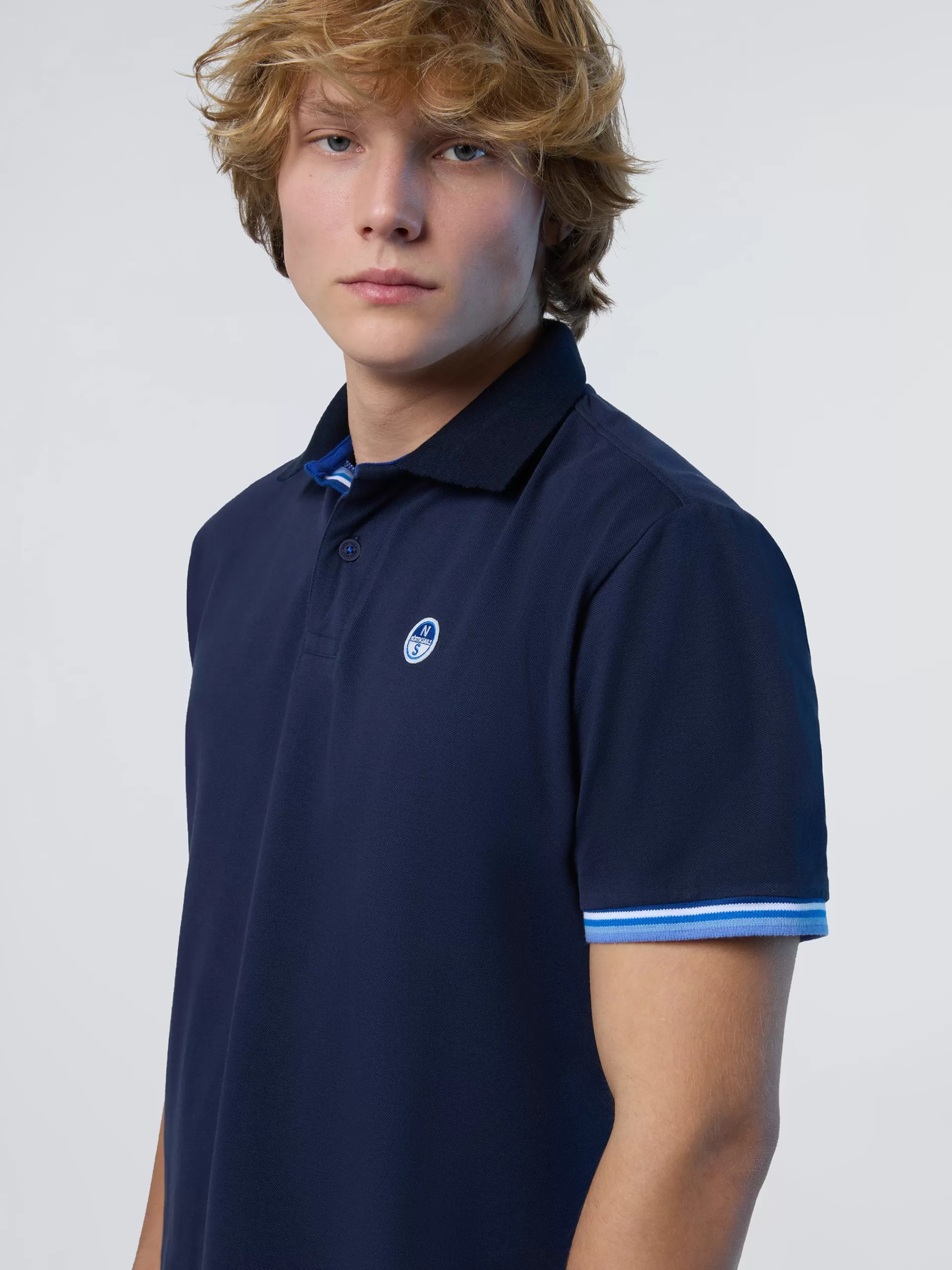 North Sails 'Polo Shirt With Striped Details^ Polo Shirts