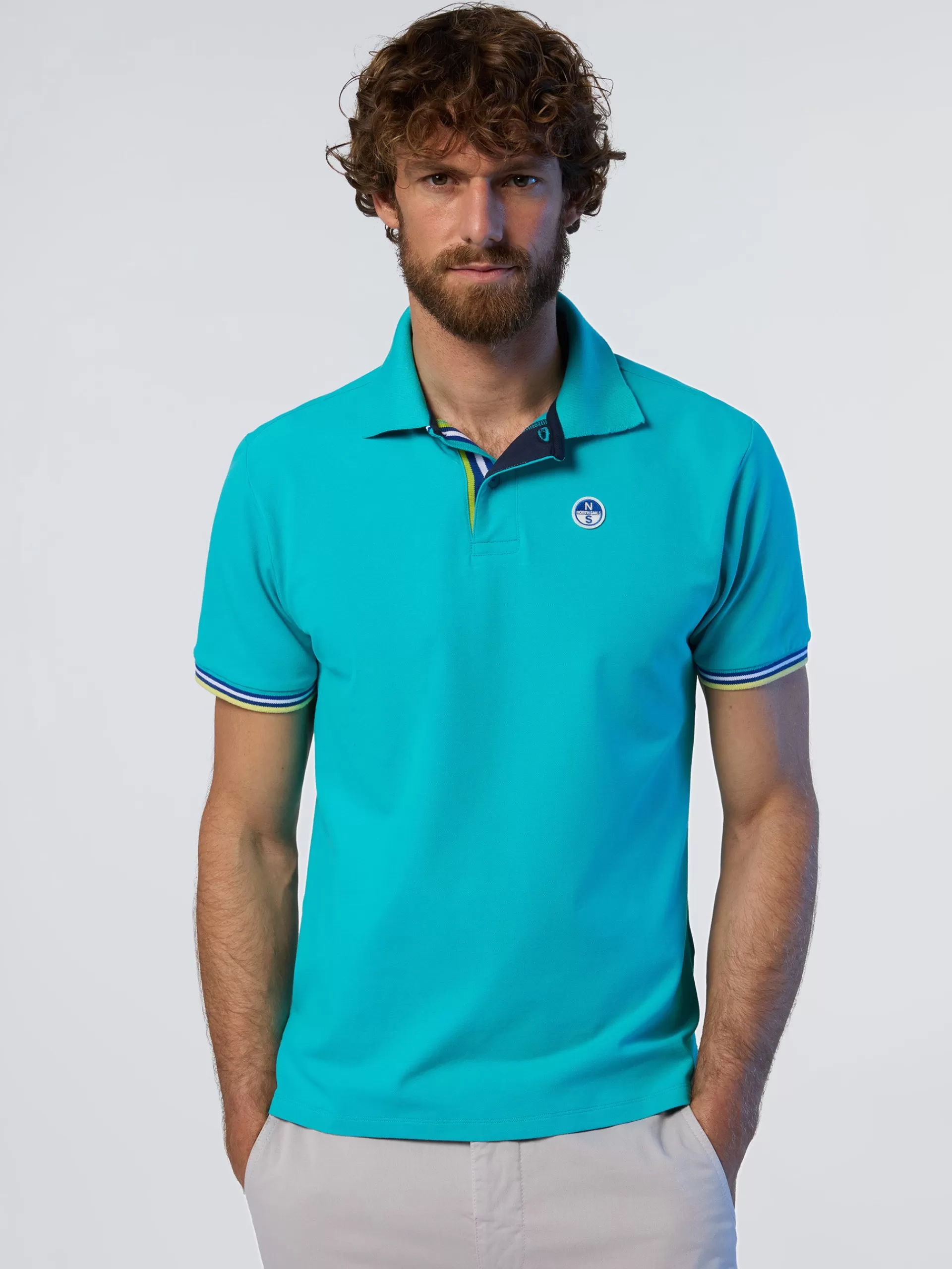 North Sails 'Polo Shirt With Striped Details^ Polo Shirts