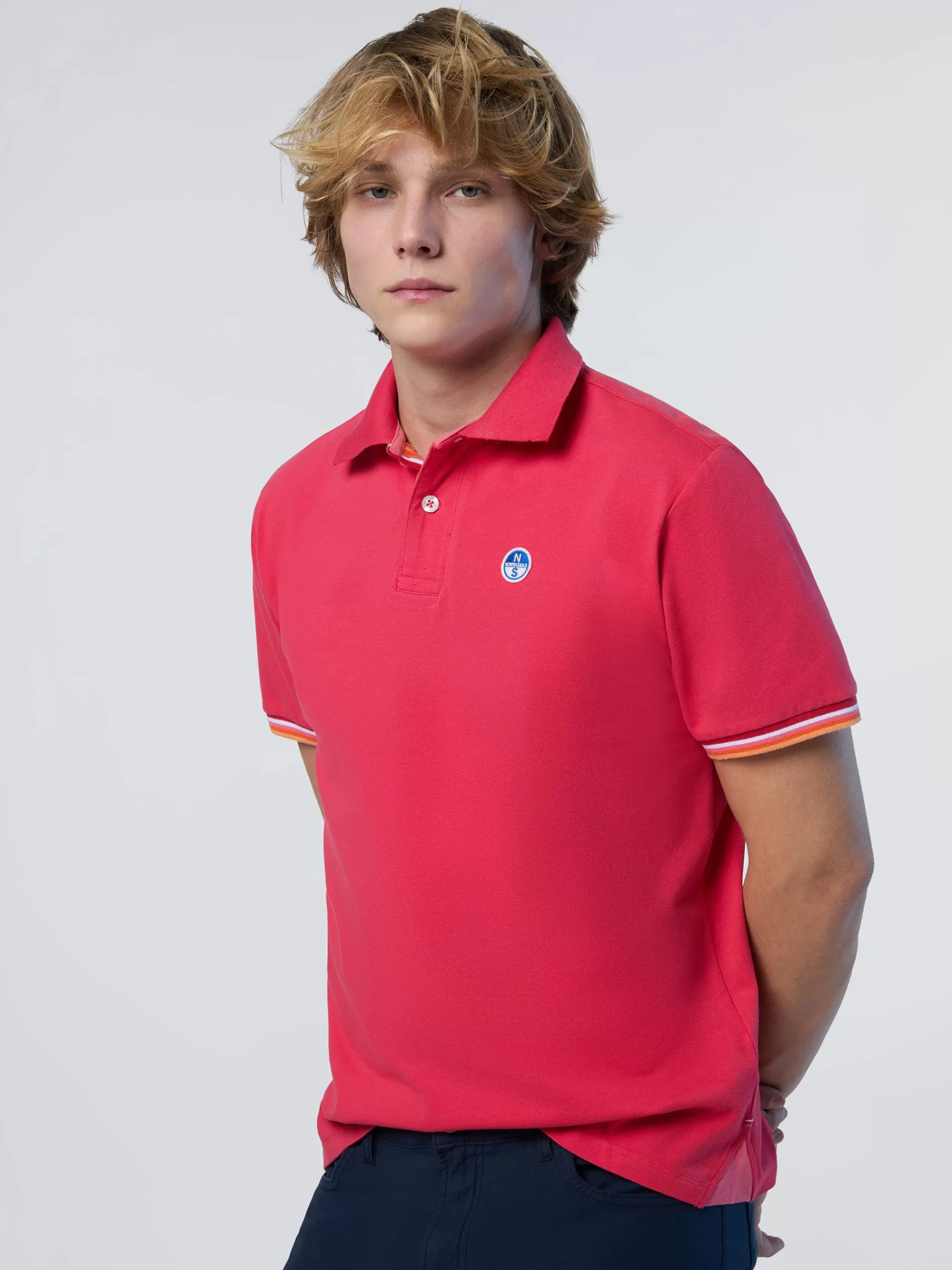 North Sails 'Polo Shirt With Striped Details^ Polo Shirts