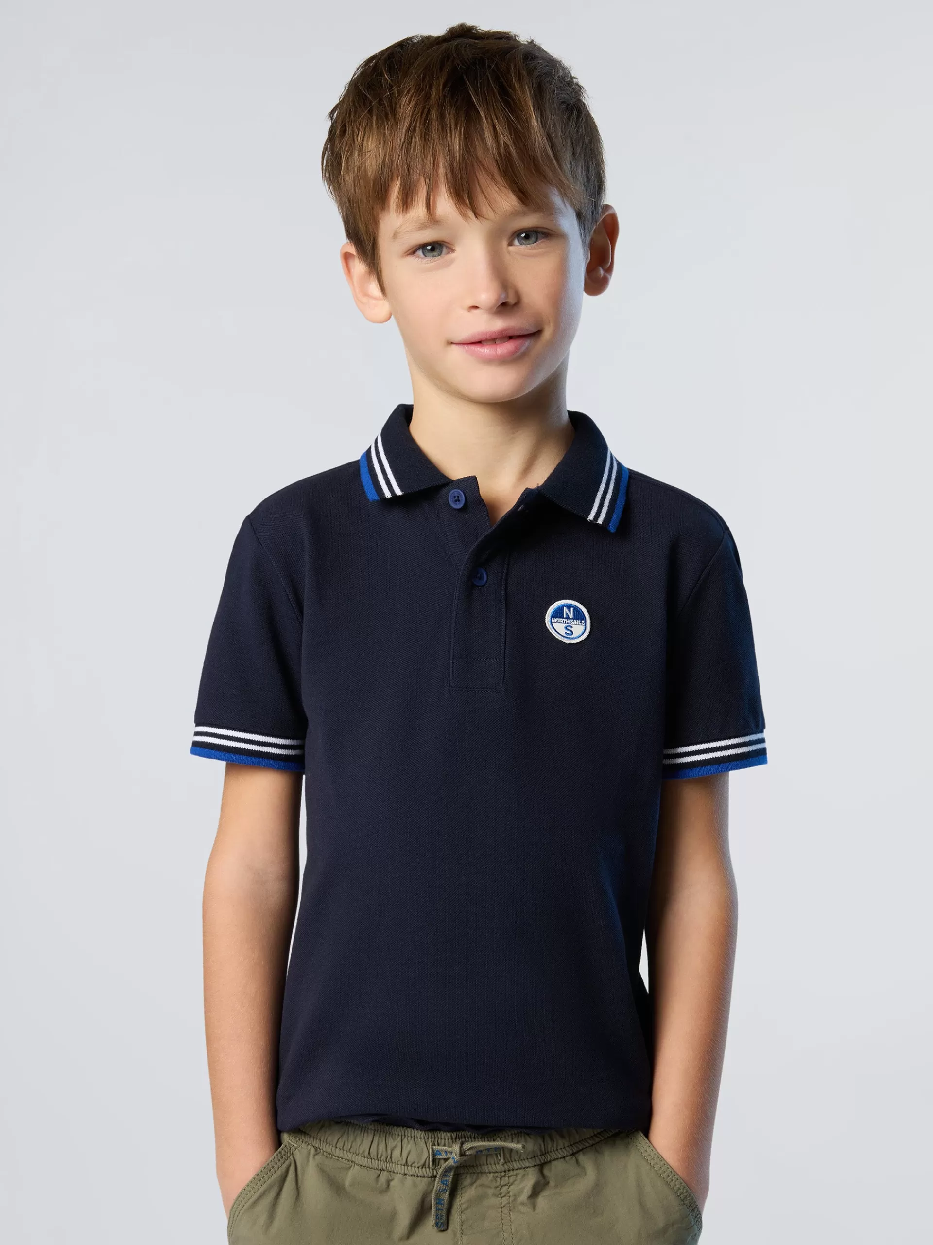 North Sails 'Polo Shirt With Striped Trims^Kids Polo Shirts