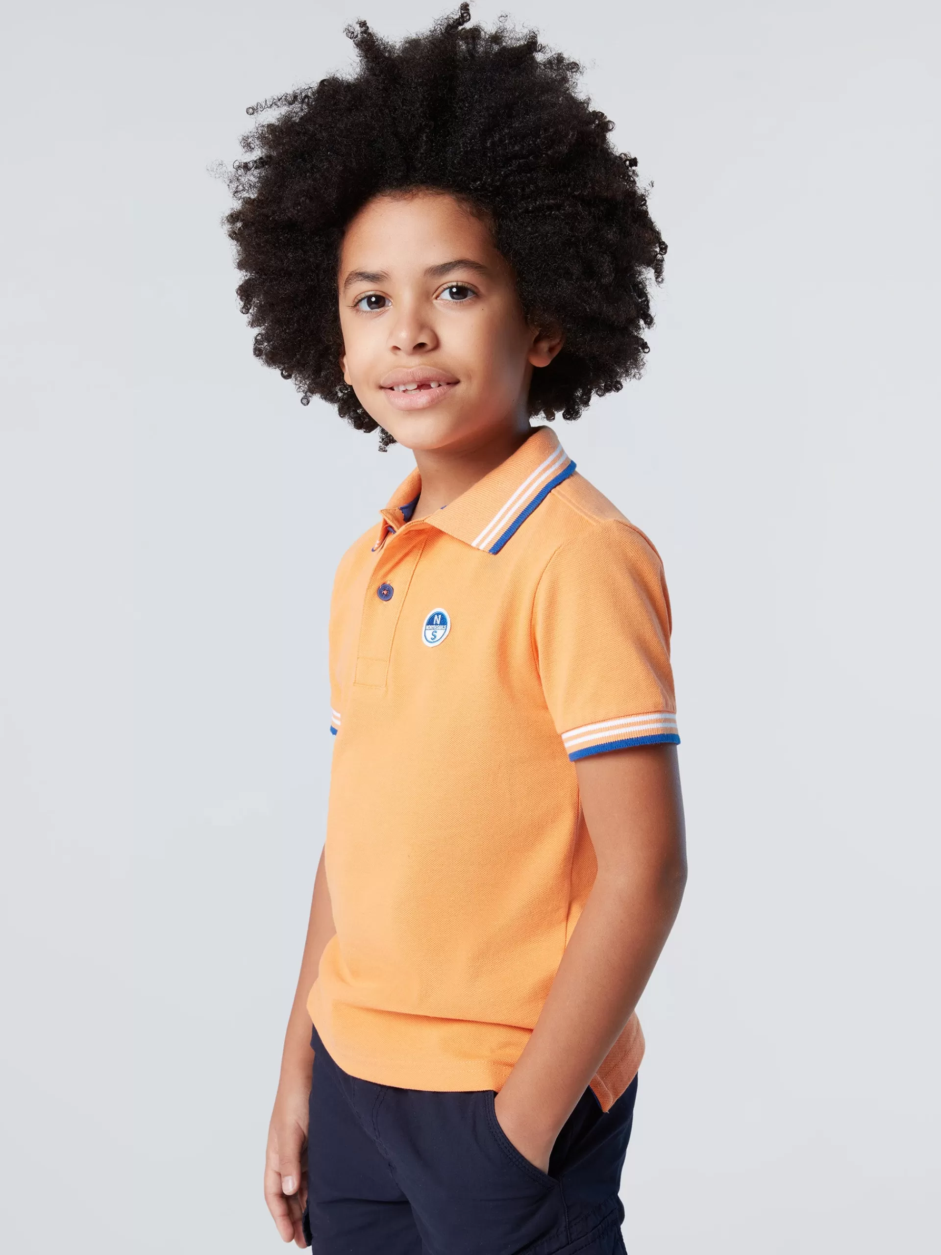 North Sails 'Polo Shirt With Striped Trims^Kids Polo Shirts