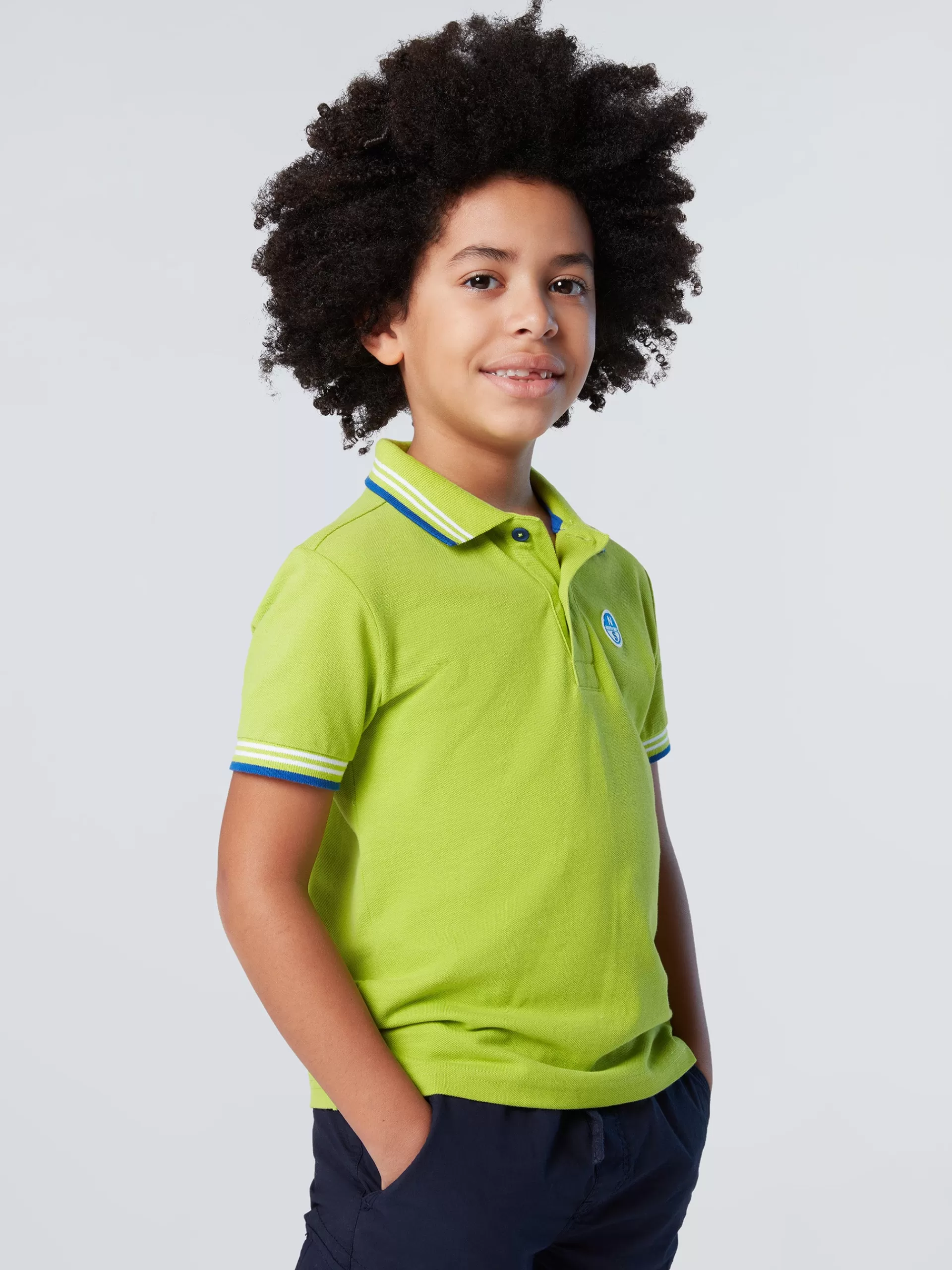 North Sails 'Polo Shirt With Striped Trims^Kids Polo Shirts