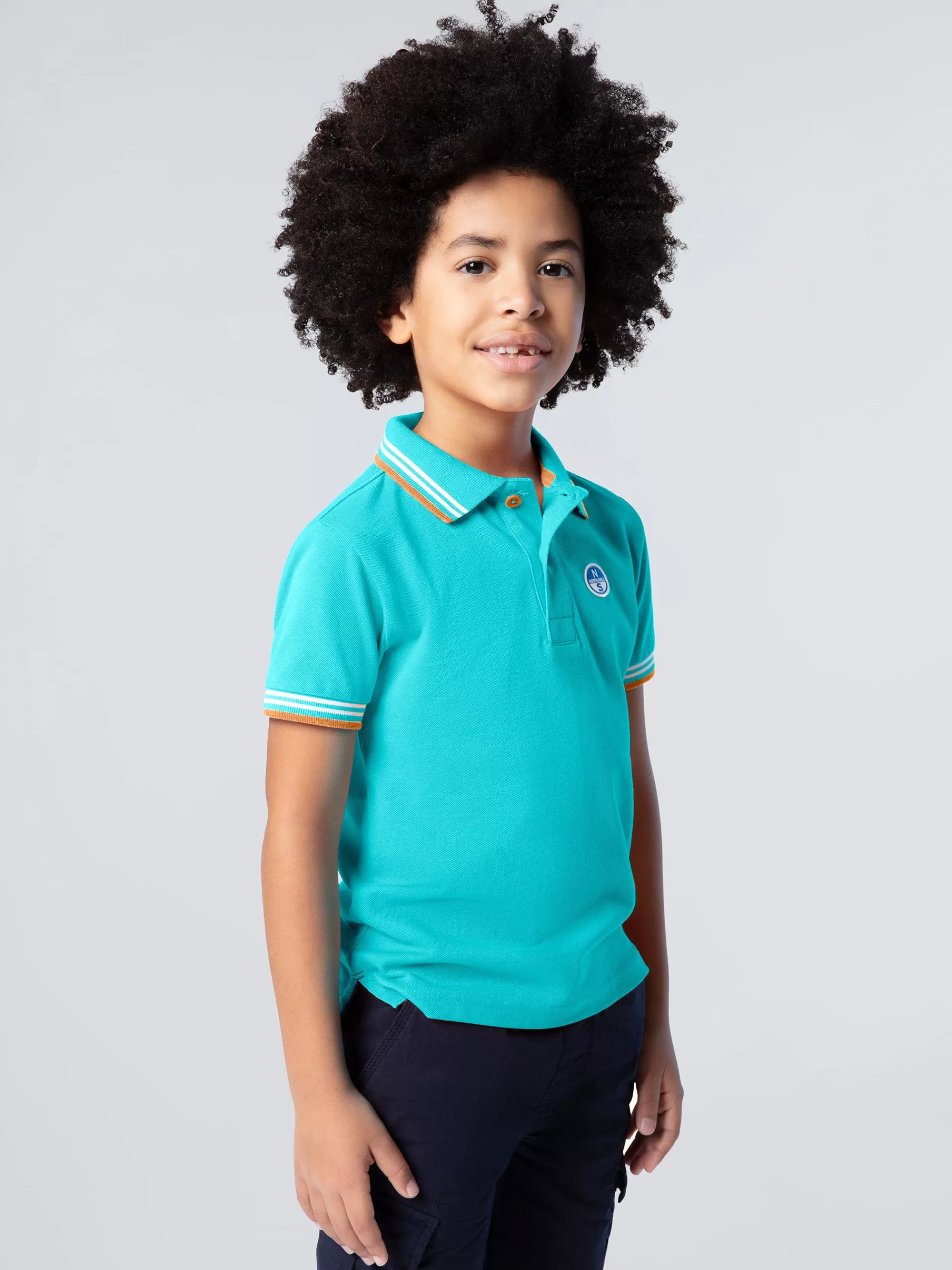 North Sails 'Polo Shirt With Striped Trims^Kids Polo Shirts