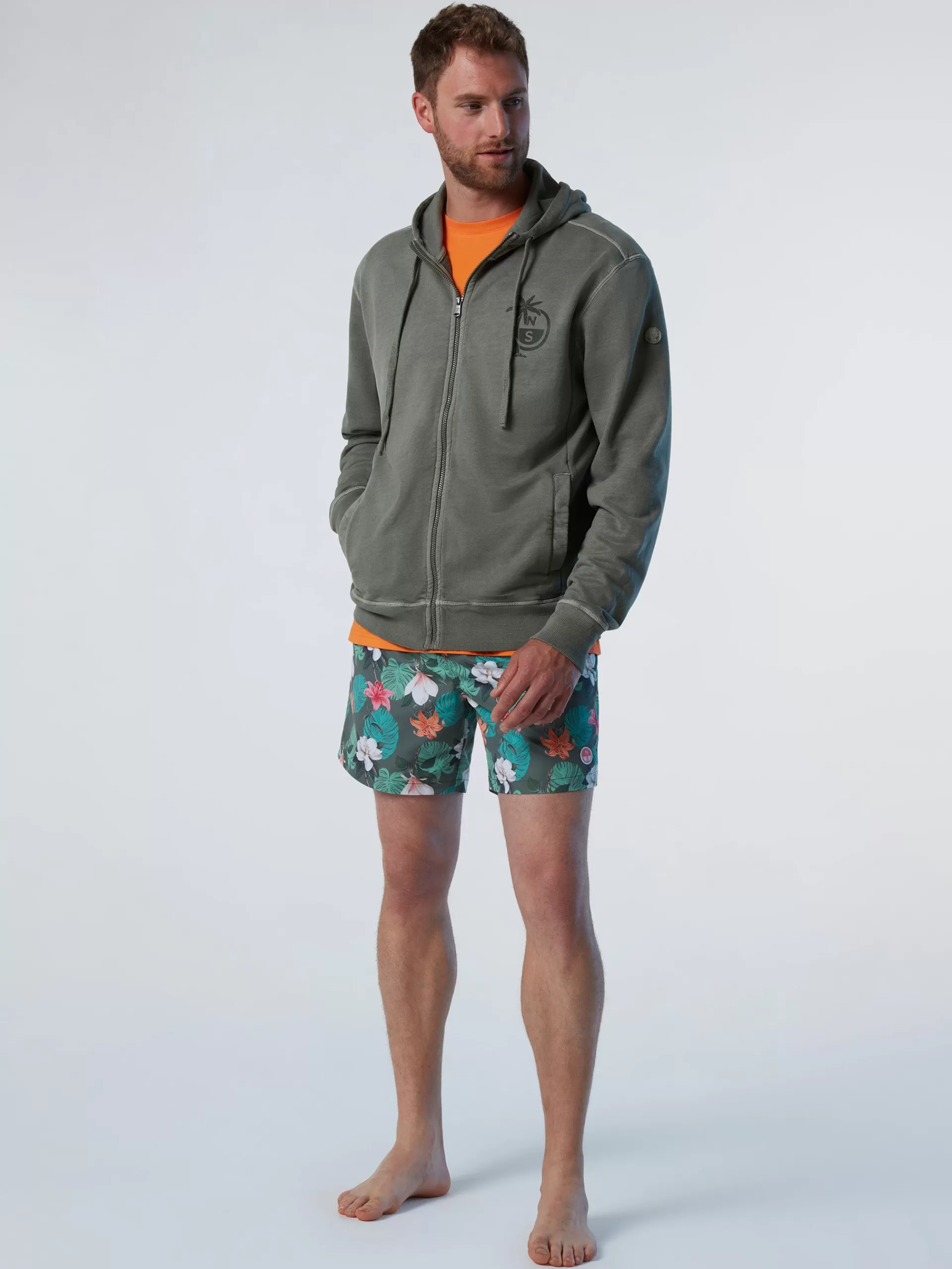 North Sails 'Printed Peachskin Swim Shorts^ Beachwear