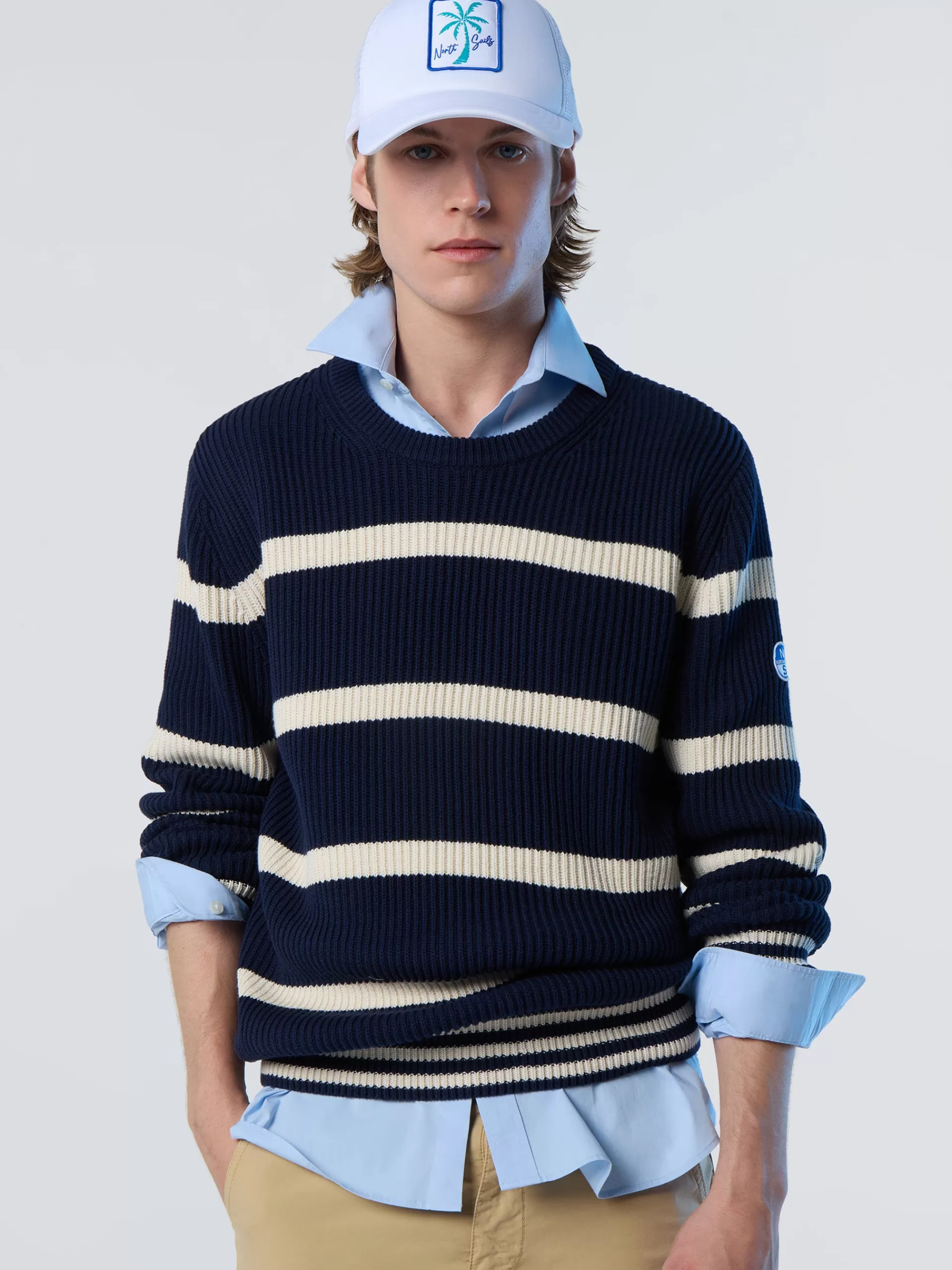 North Sails 'Ribbed Striped Sweater^ Sweaters & Cardigans