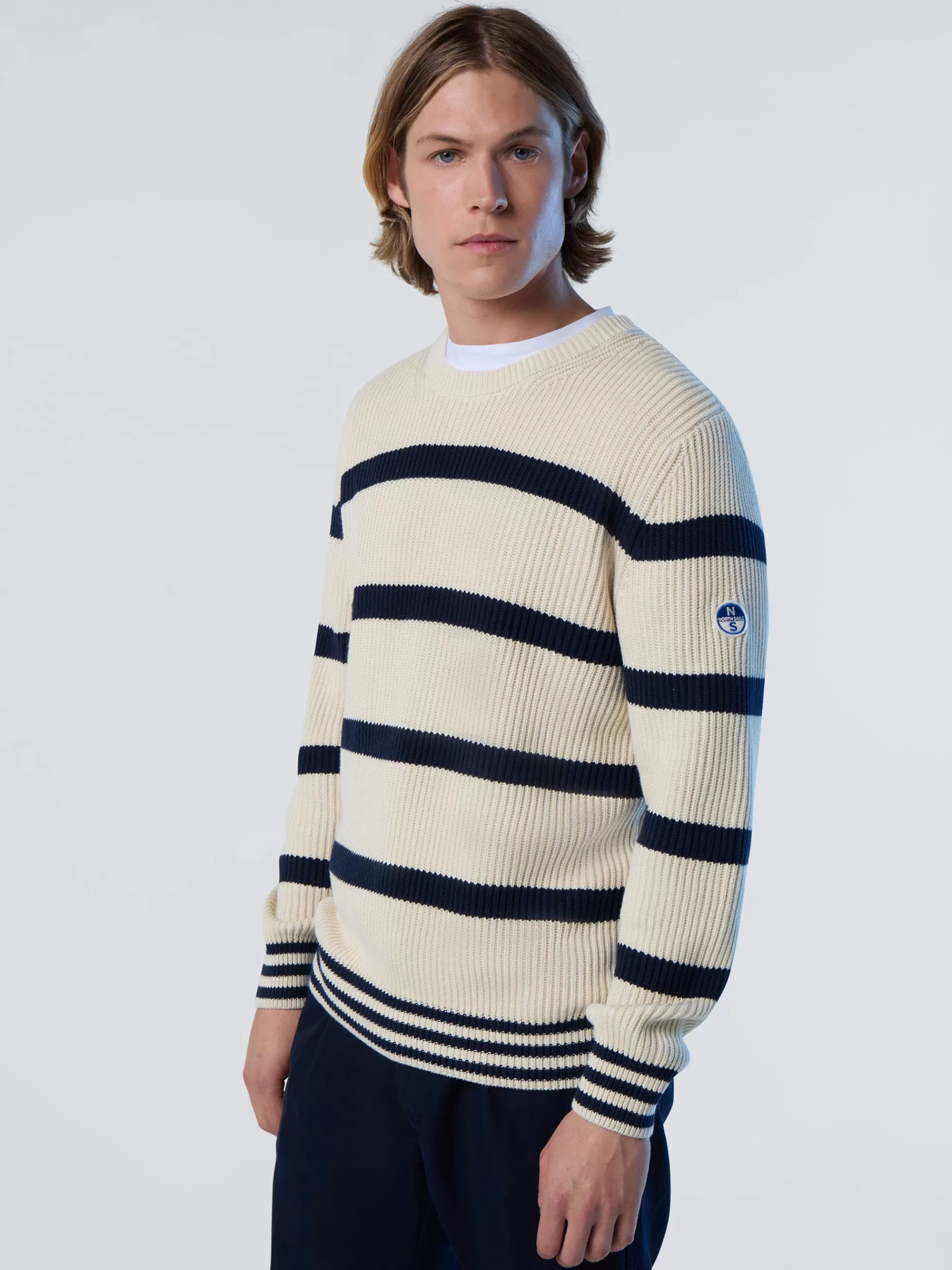 North Sails 'Ribbed Striped Sweater^ Sweaters & Cardigans