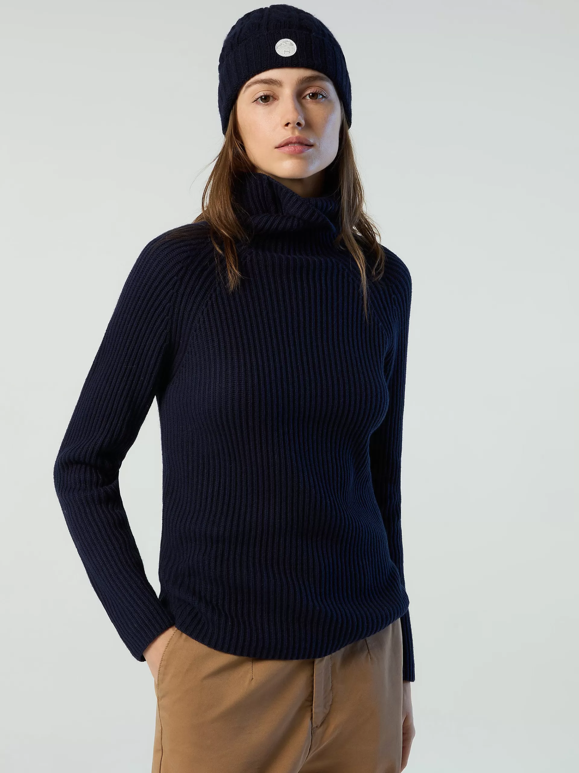 North Sails 'Ribbed Turtleneck Sweater^Women Outlet