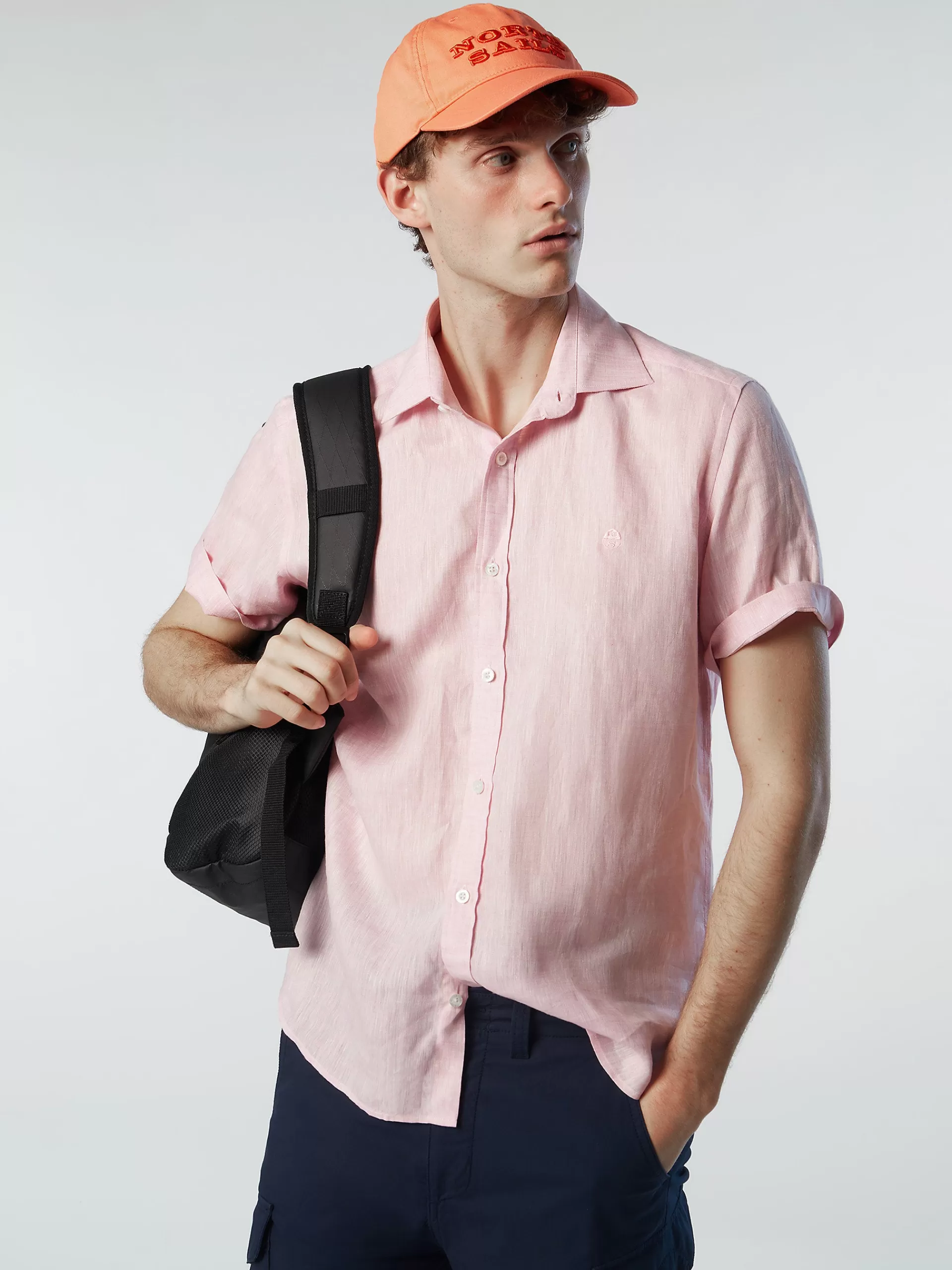 North Sails 'Short-sleeve Linen Shirt^ Outlet