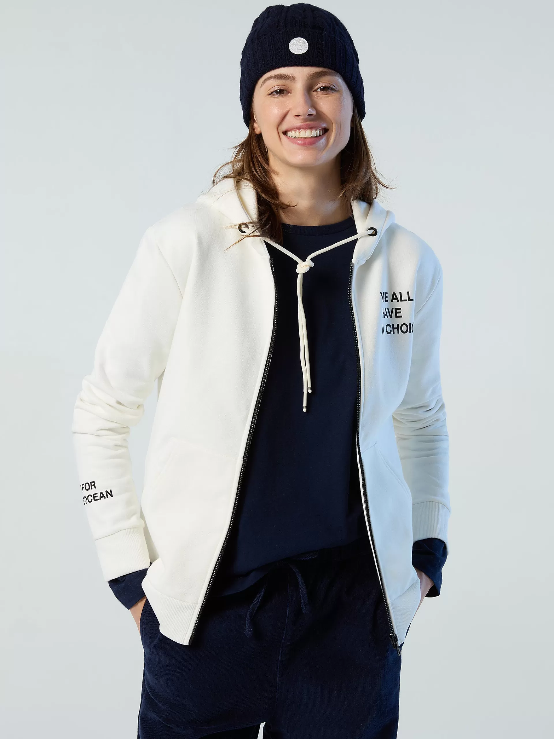 North Sails 'Slogan Zipper-up Hoodie^Women Outlet