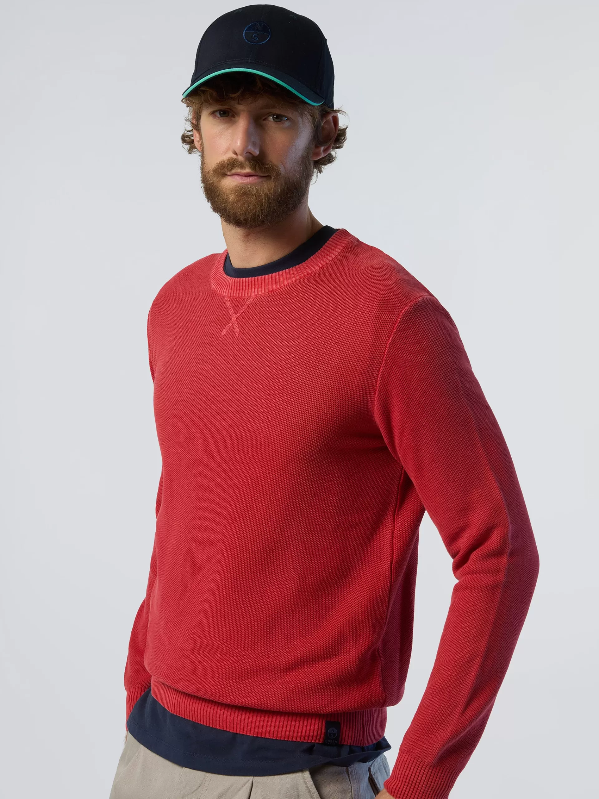 North Sails 'Stonewashed Honeycomb Sweater^ Sweaters & Cardigans