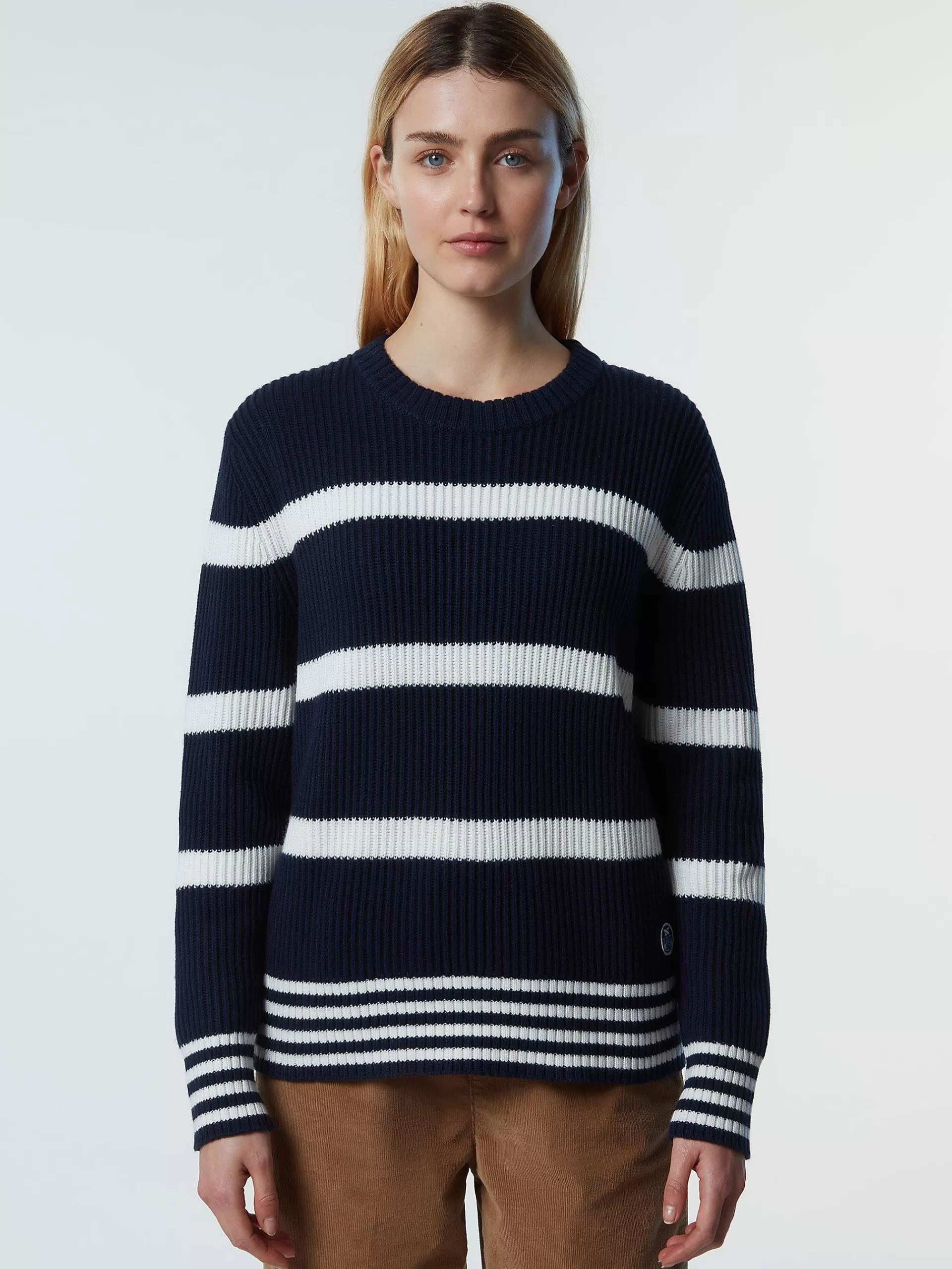 North Sails 'Striped Crew-neck Sweater^Women Outlet