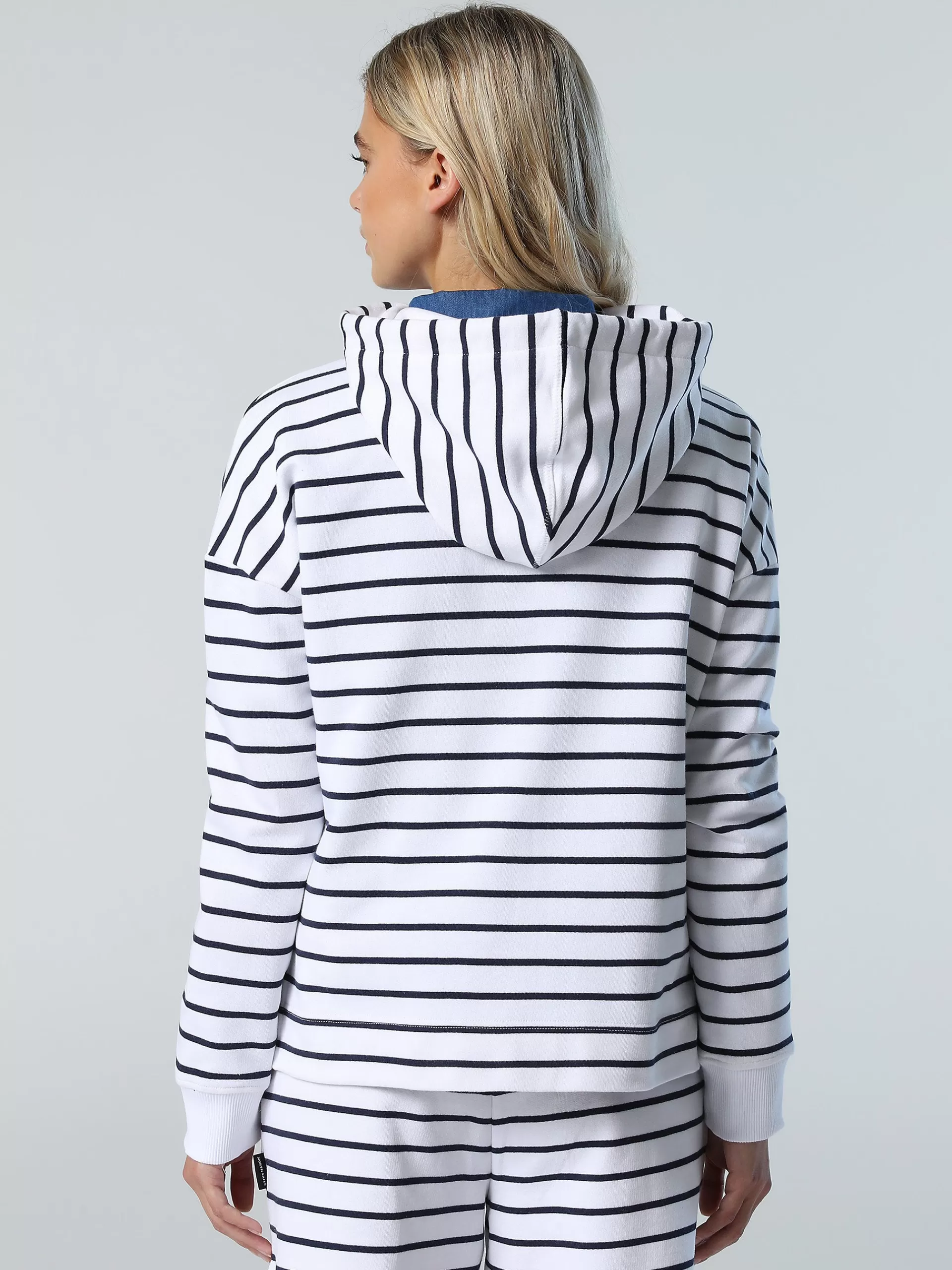 North Sails 'Striped Drawstring Hoodie^Women Outlet