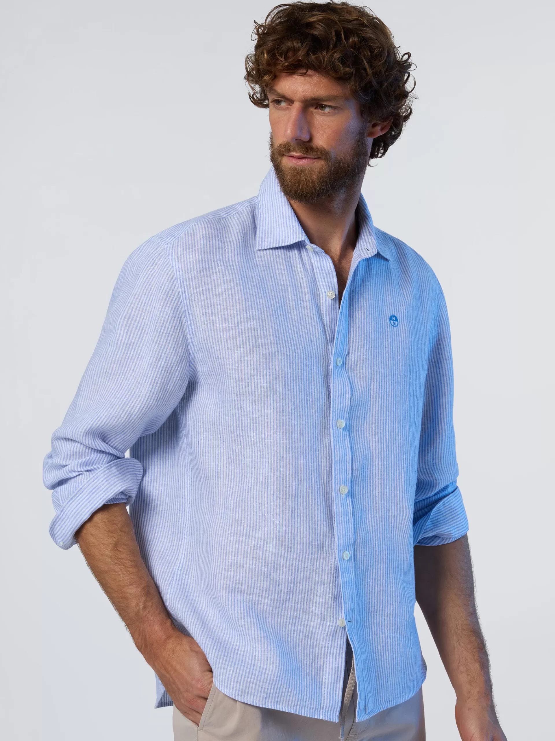 North Sails 'Striped Linen Shirt^ Shirts