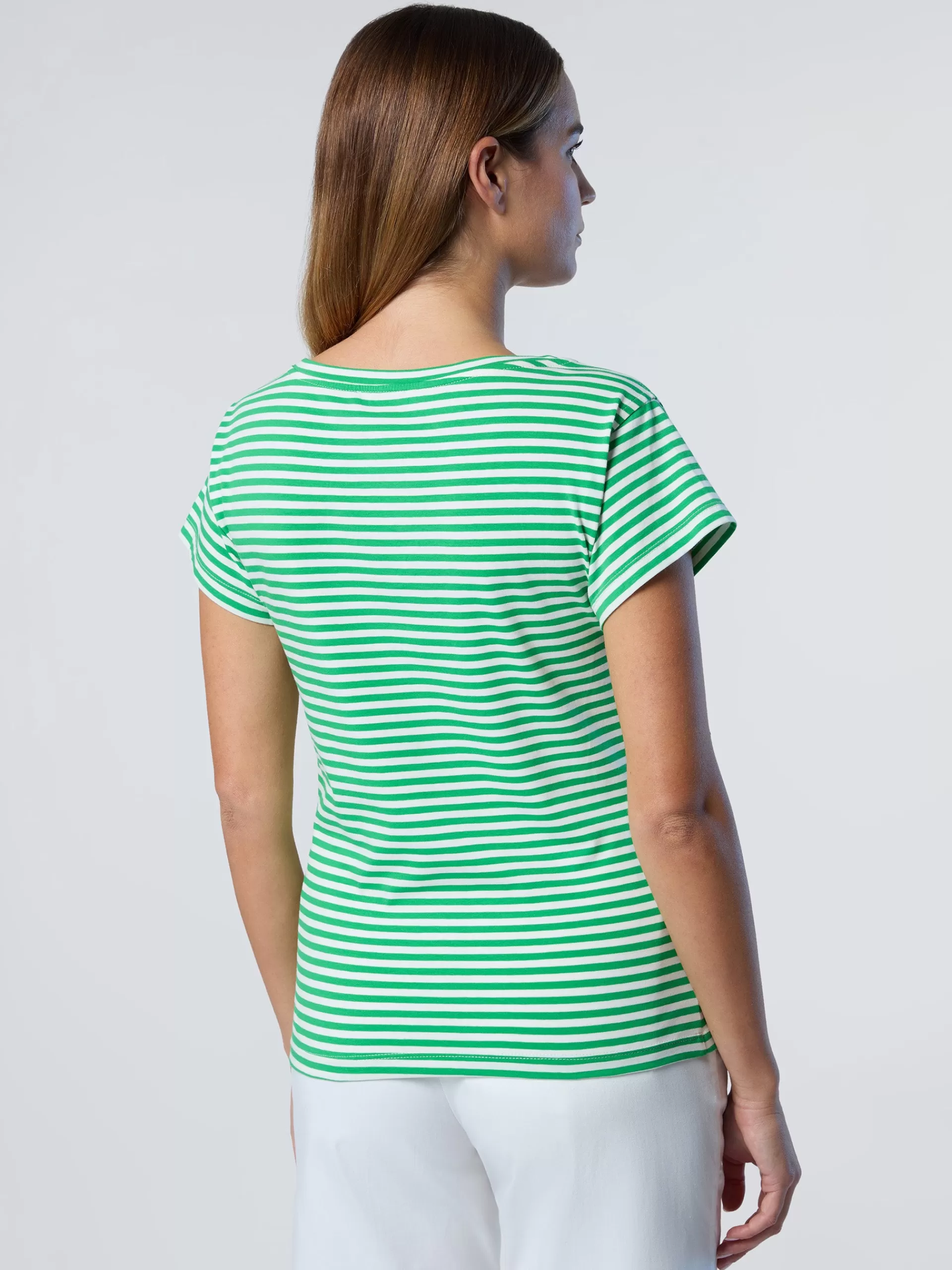 North Sails 'Striped Modal T-shirt With Pocket^Women T-shirts & Tops