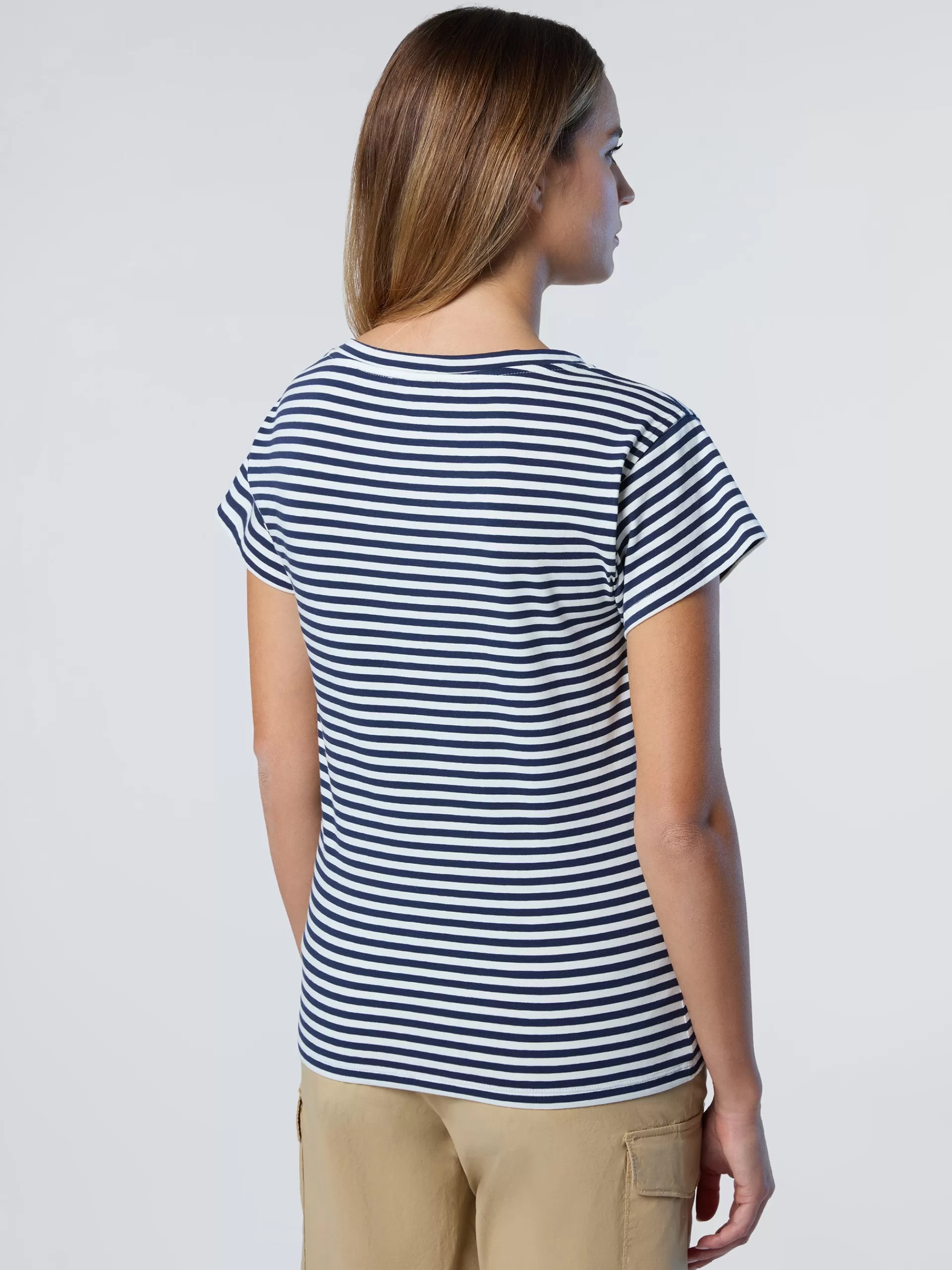 North Sails 'Striped Modal T-shirt With Pocket^Women T-shirts & Tops