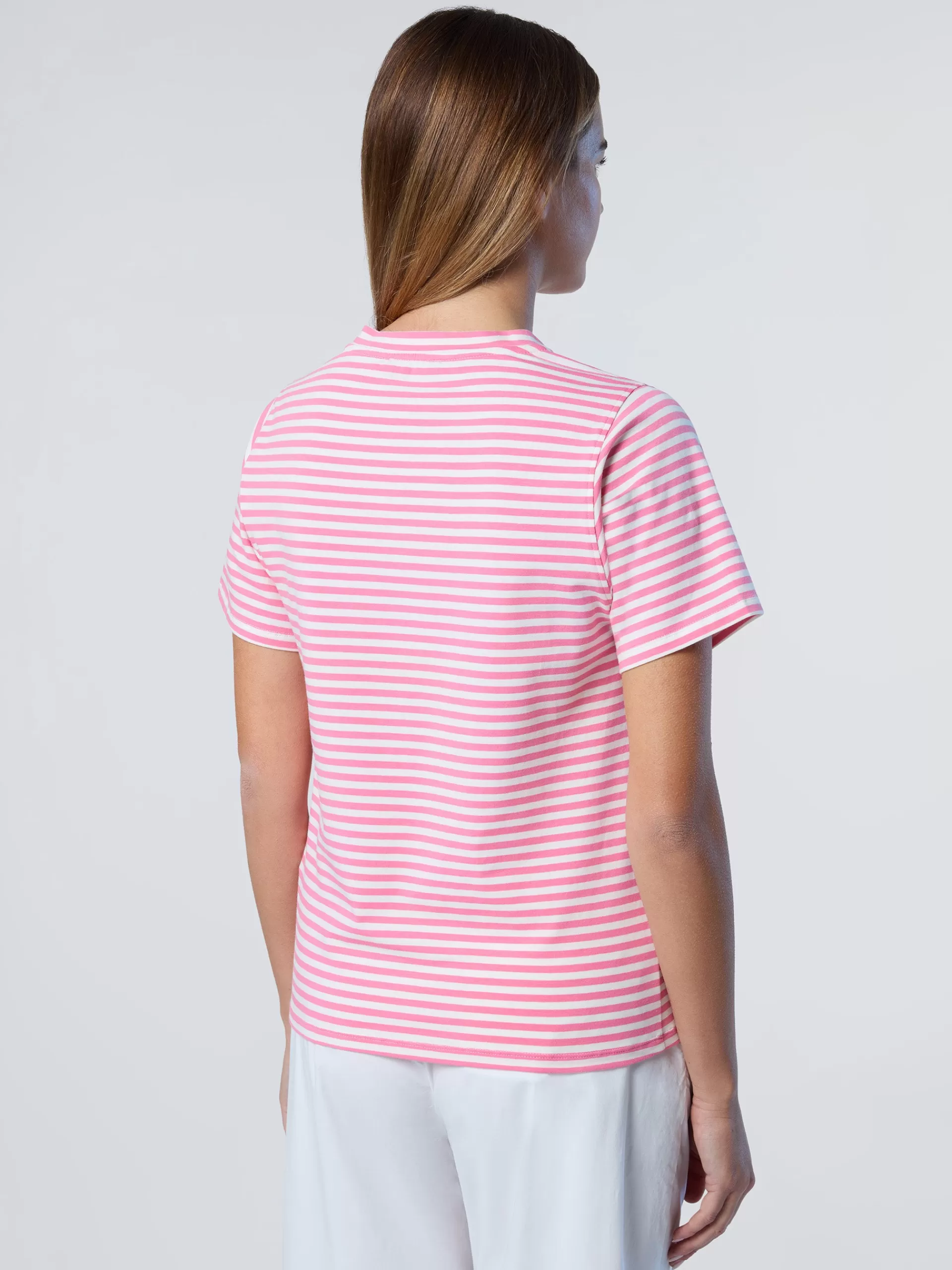 North Sails 'Striped Modal T-shirt With Slogan^Women T-shirts & Tops