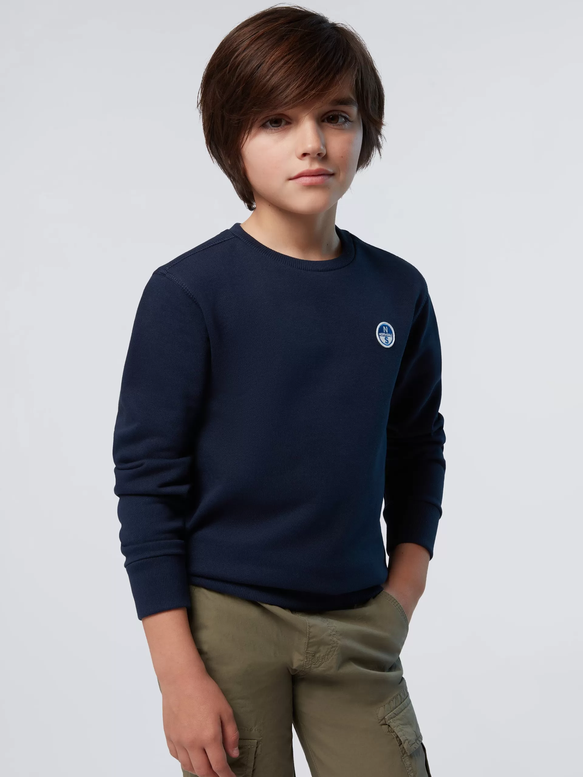 North Sails 'Sweatshirt With Logo Patch^Kids Sweatshirts & Hoodies