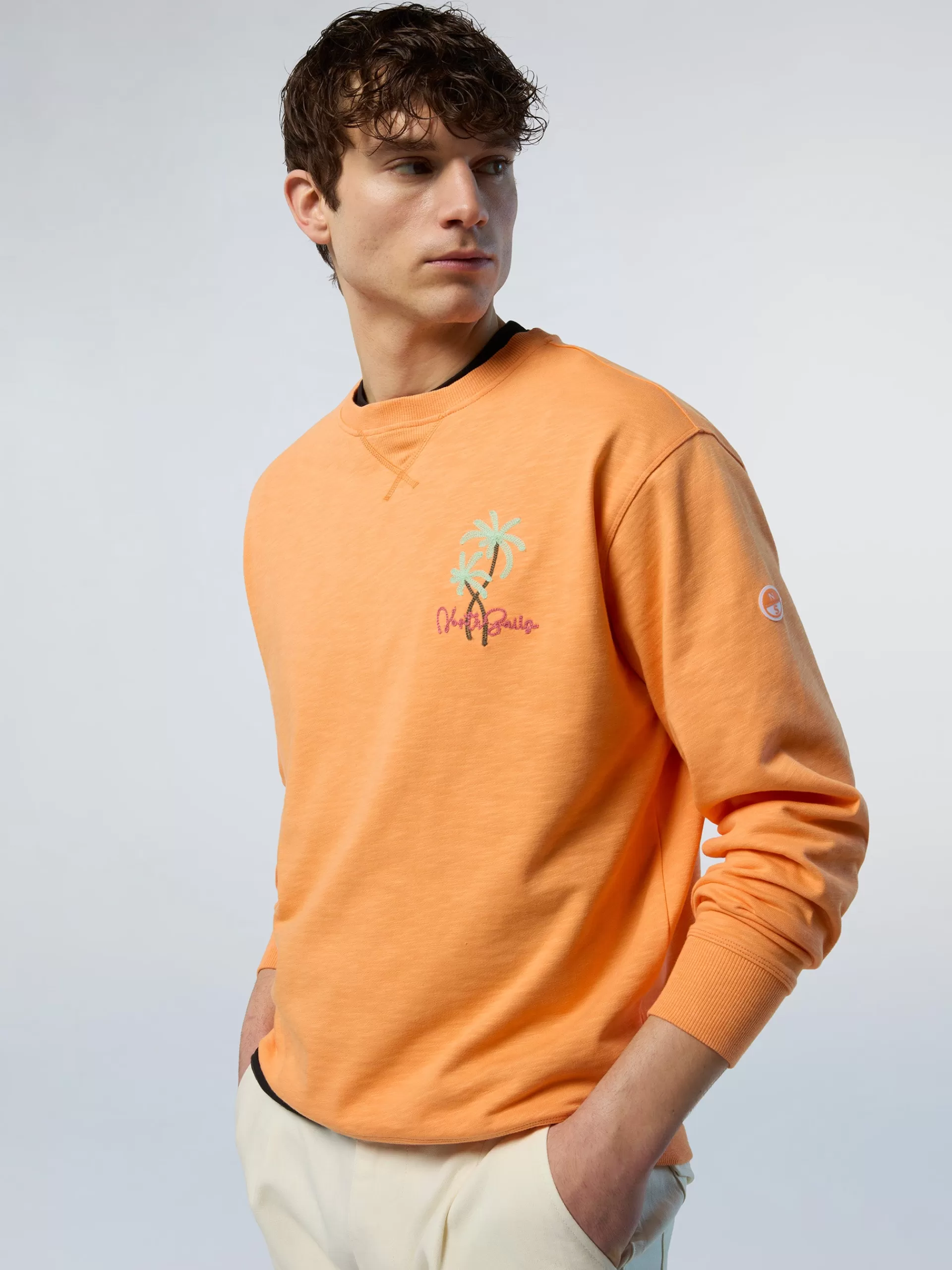 North Sails 'Sweatshirt With Palm Tree Embroidery^ Sweatshirts & Hoodies