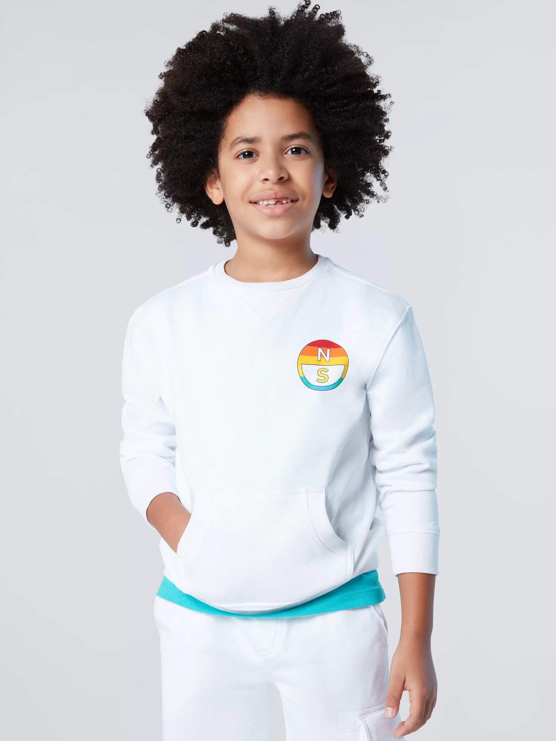 North Sails 'Sweatshirt With Rainbow Prints^Kids Sweatshirts & Hoodies