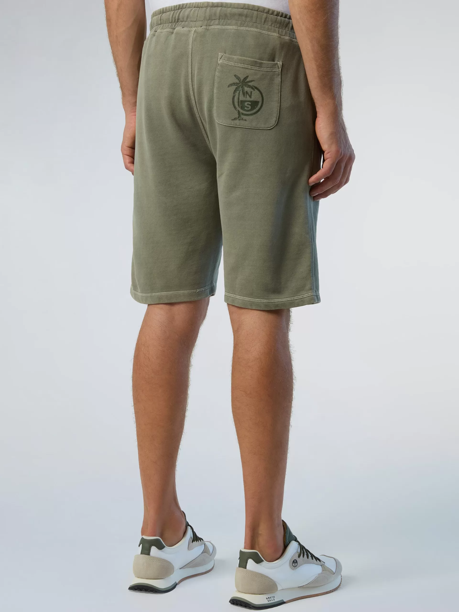 North Sails 'Sweatshorts With Palm Tree Print^ Shorts