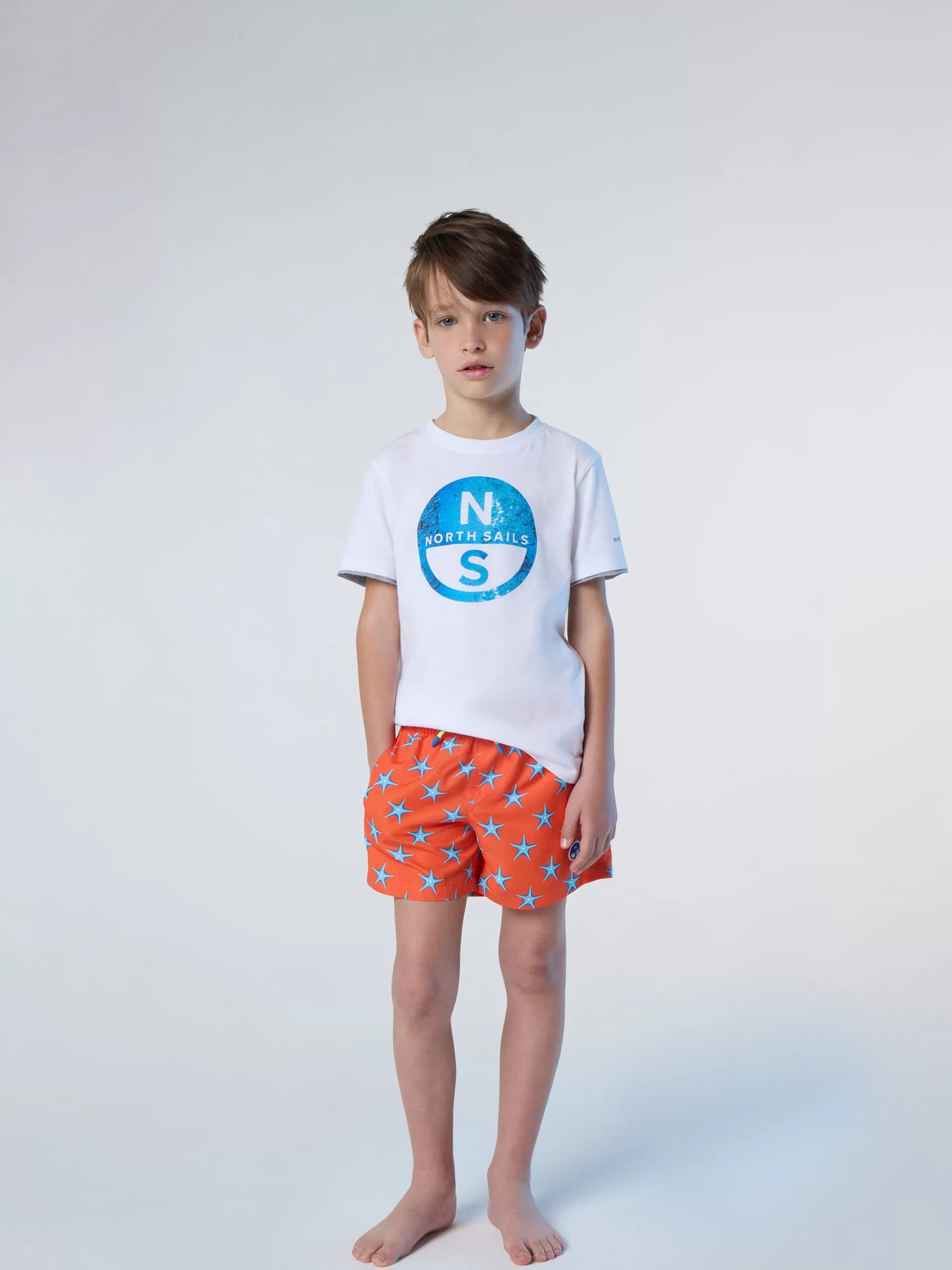 North Sails 'Swim Shorts With Graphic Print^Kids Beachwear