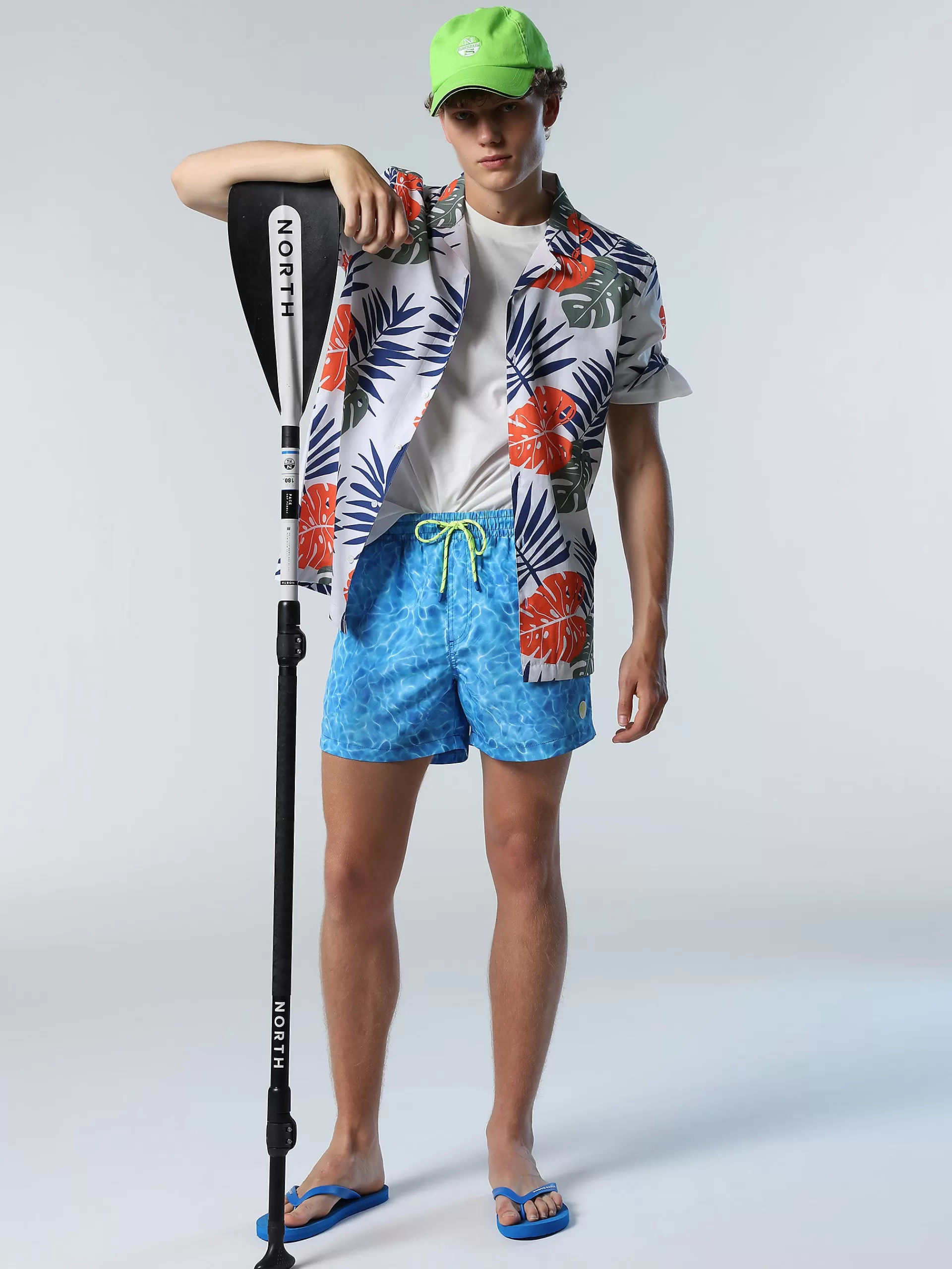 North Sails 'Swim Shorts With Ocean Print^ Outlet