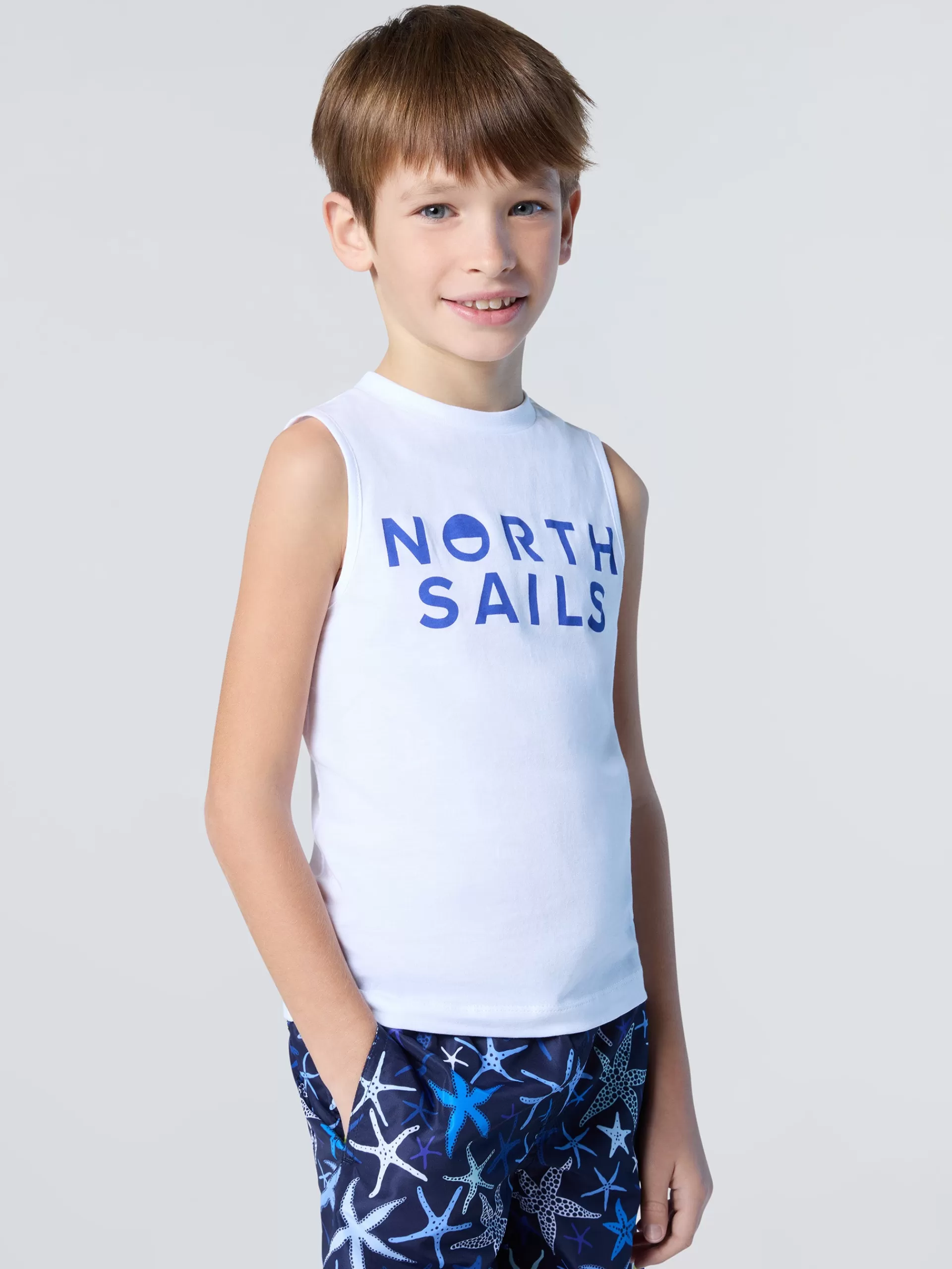 North Sails 'Tank Top With Logo Print^Kids T-shirts