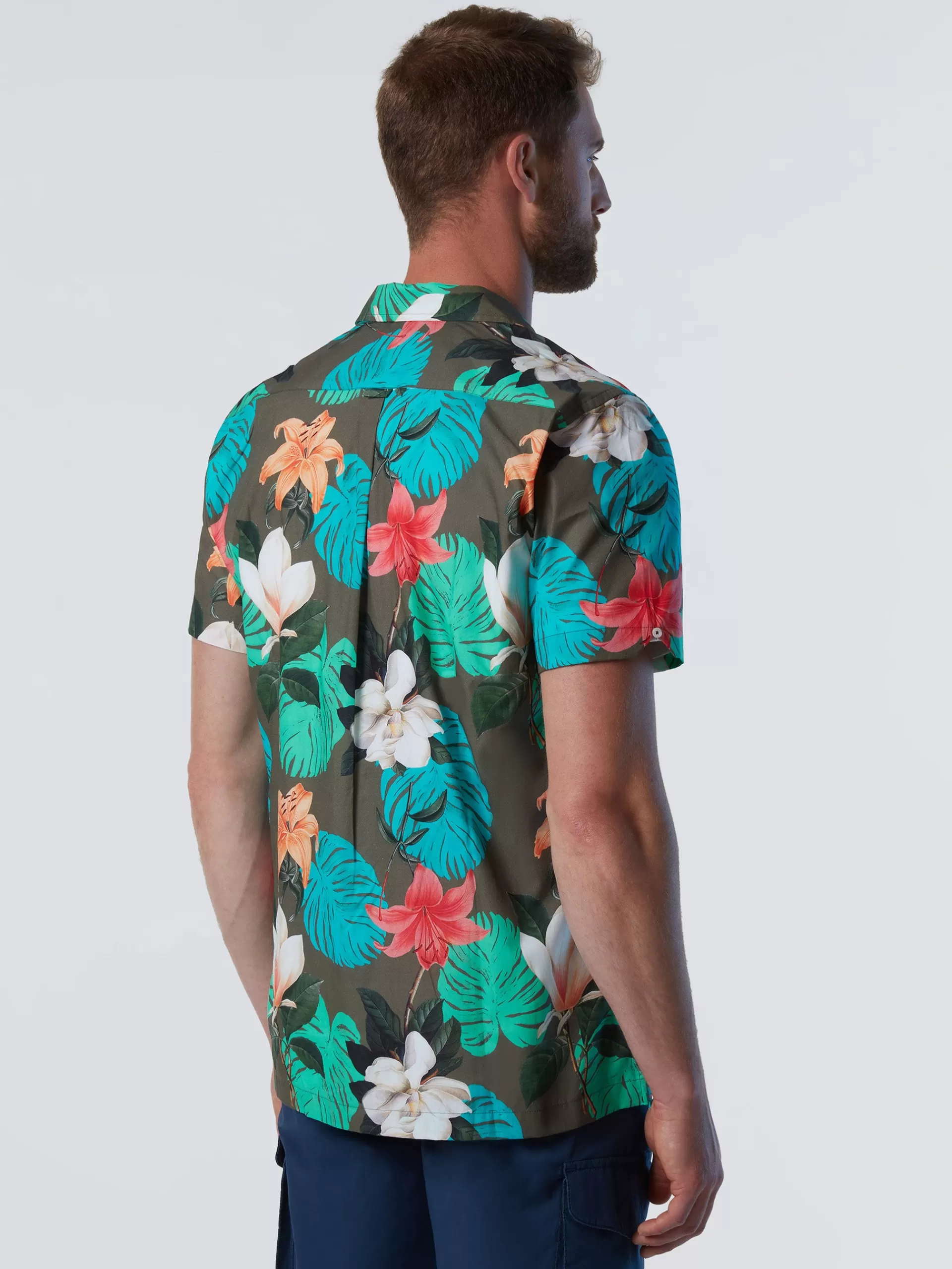 North Sails 'Tropical Print Shirt^ Shirts