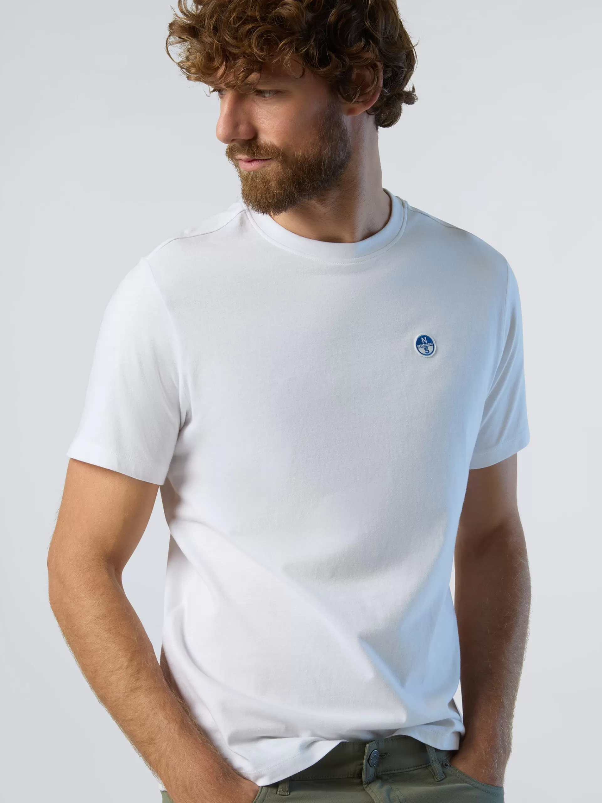 North Sails 'T-shirt With Logo Patch^ T-shirts