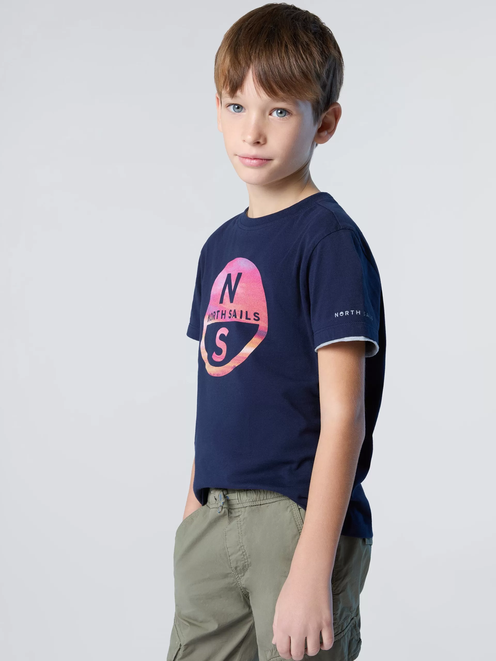 North Sails 'T-shirt With Photo Print Logo^Kids T-shirts