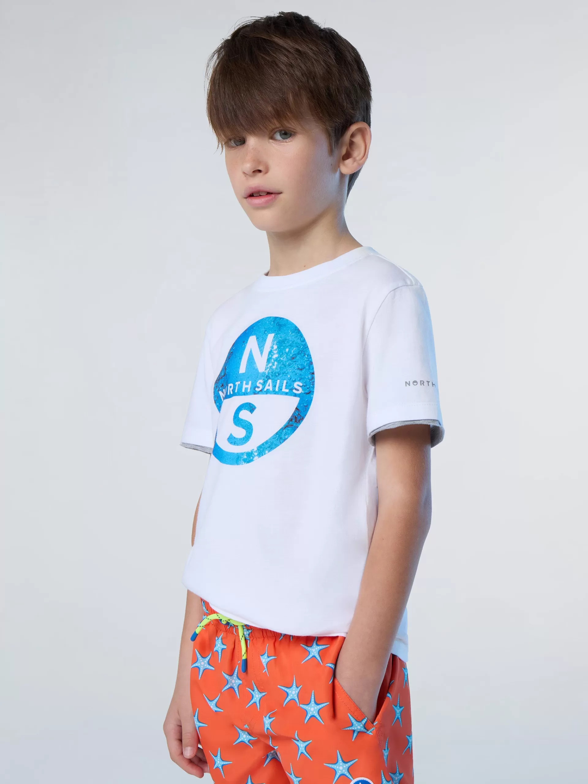 North Sails 'T-shirt With Photo Print Logo^Kids T-shirts