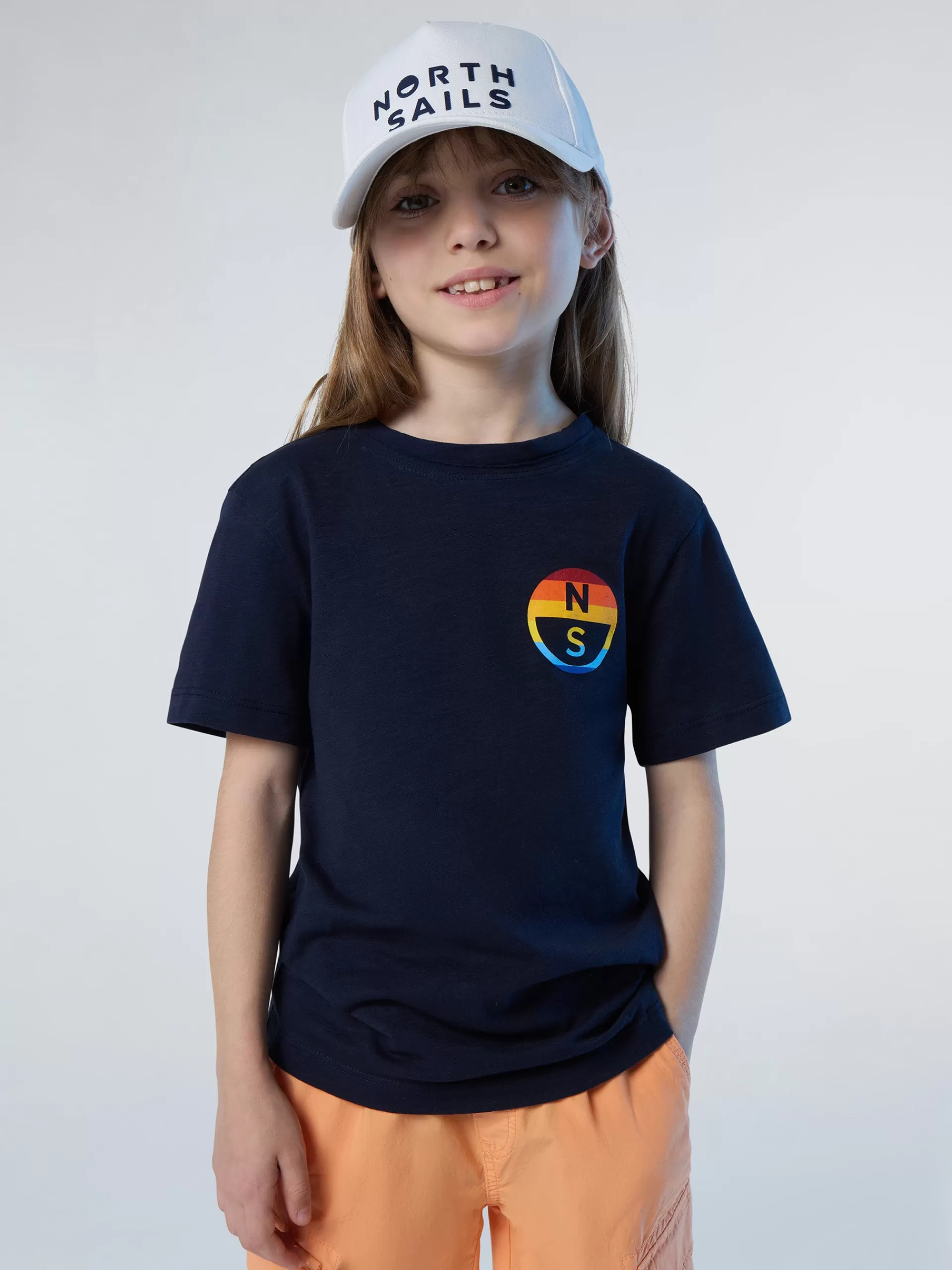 North Sails 'T-shirt With Rainbow Prints^Kids T-shirts