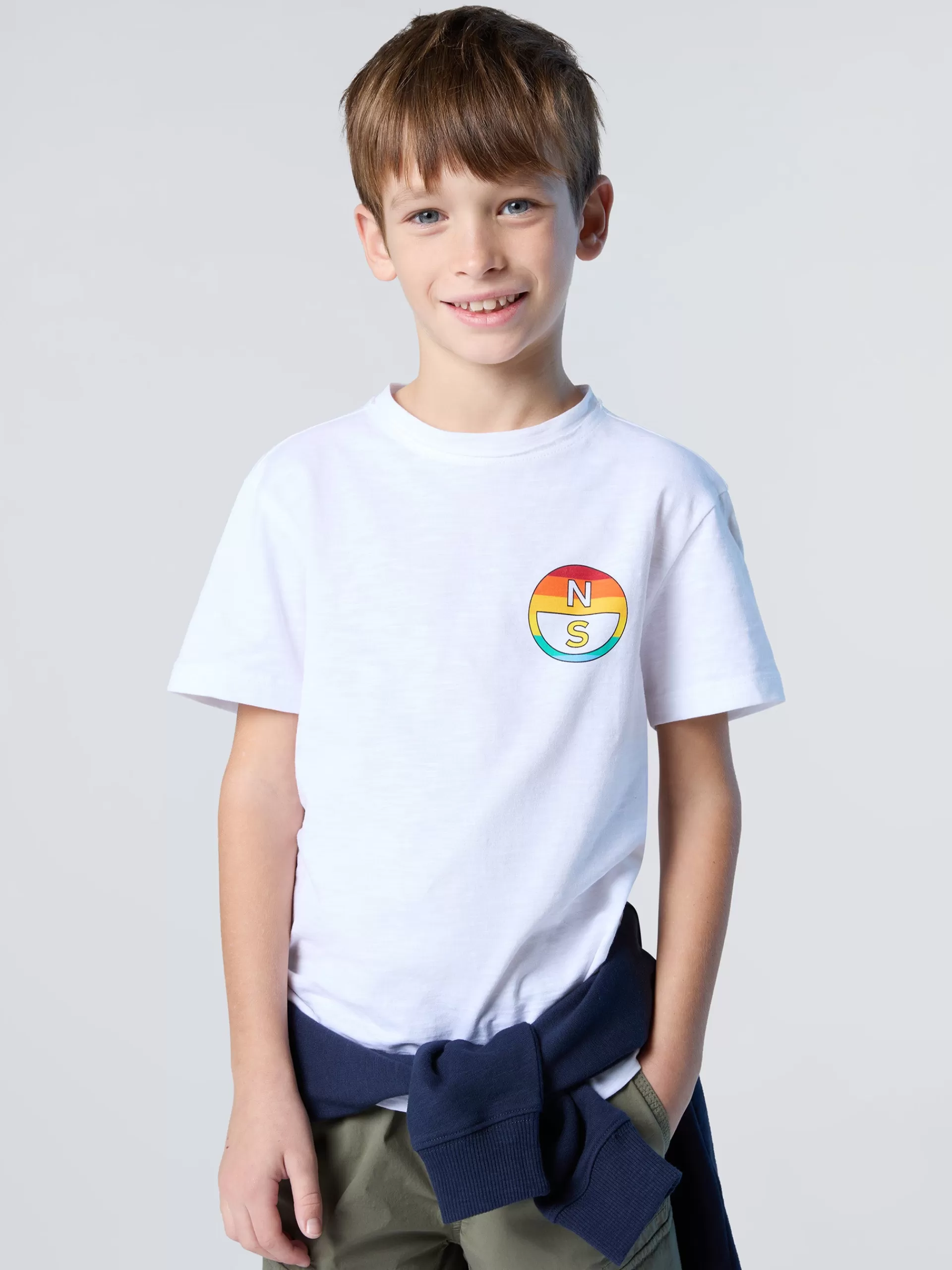 North Sails 'T-shirt With Rainbow Prints^Kids T-shirts