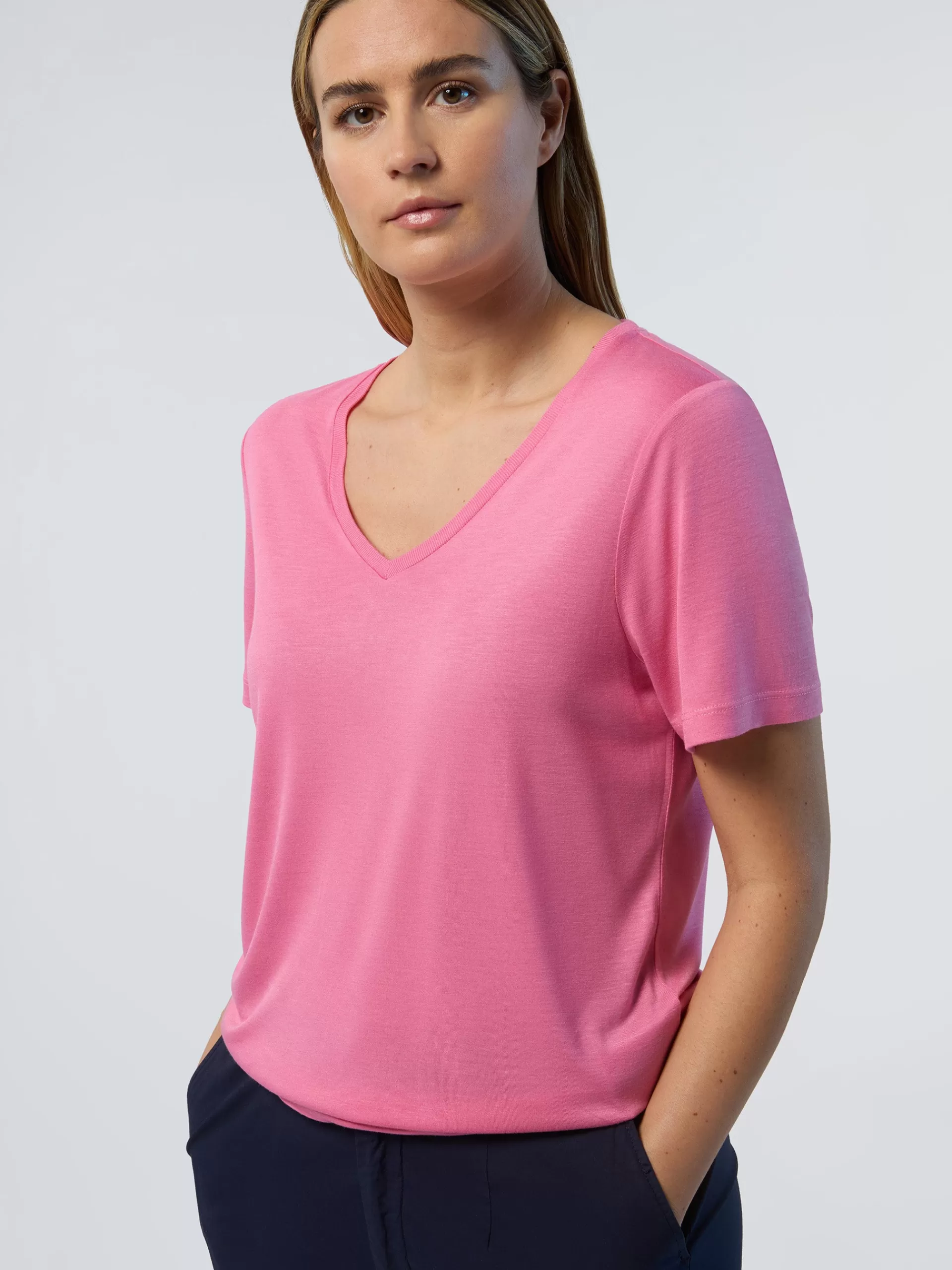 North Sails 'Viscose V-neck T-shirt^Women T-shirts & Tops