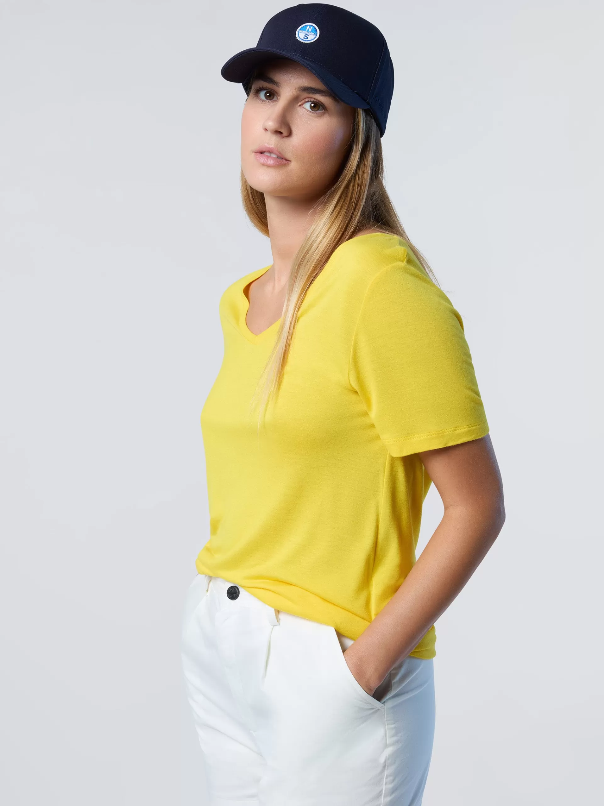 North Sails 'Viscose V-neck T-shirt^Women T-shirts & Tops