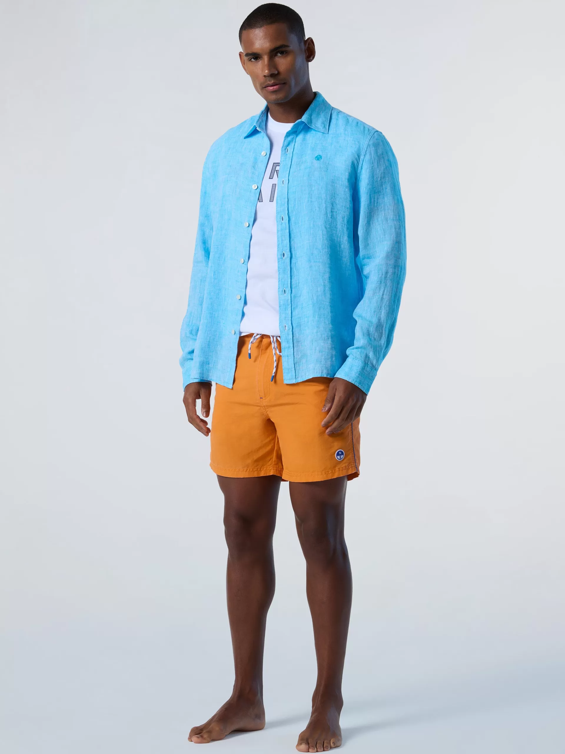 North Sails 'Washed Nylon Swim Shorts^ Beachwear